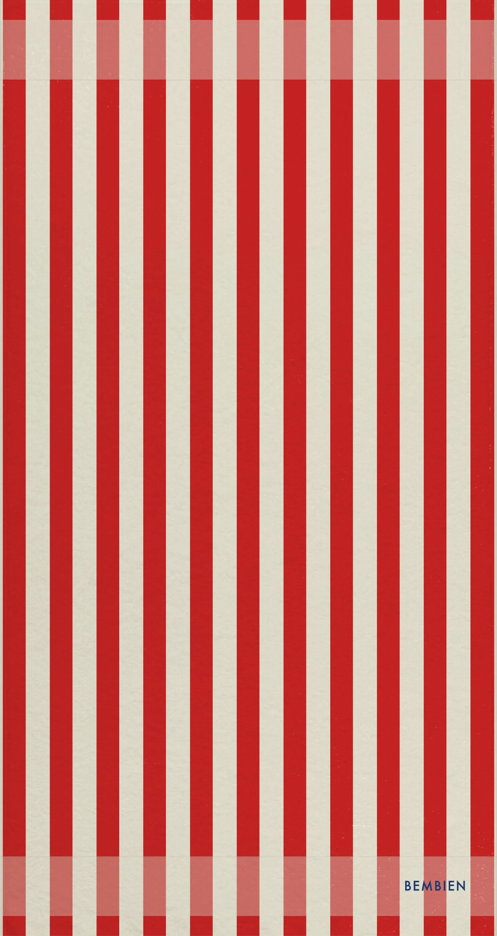 Plage Towel in Red Stripe - Image 5