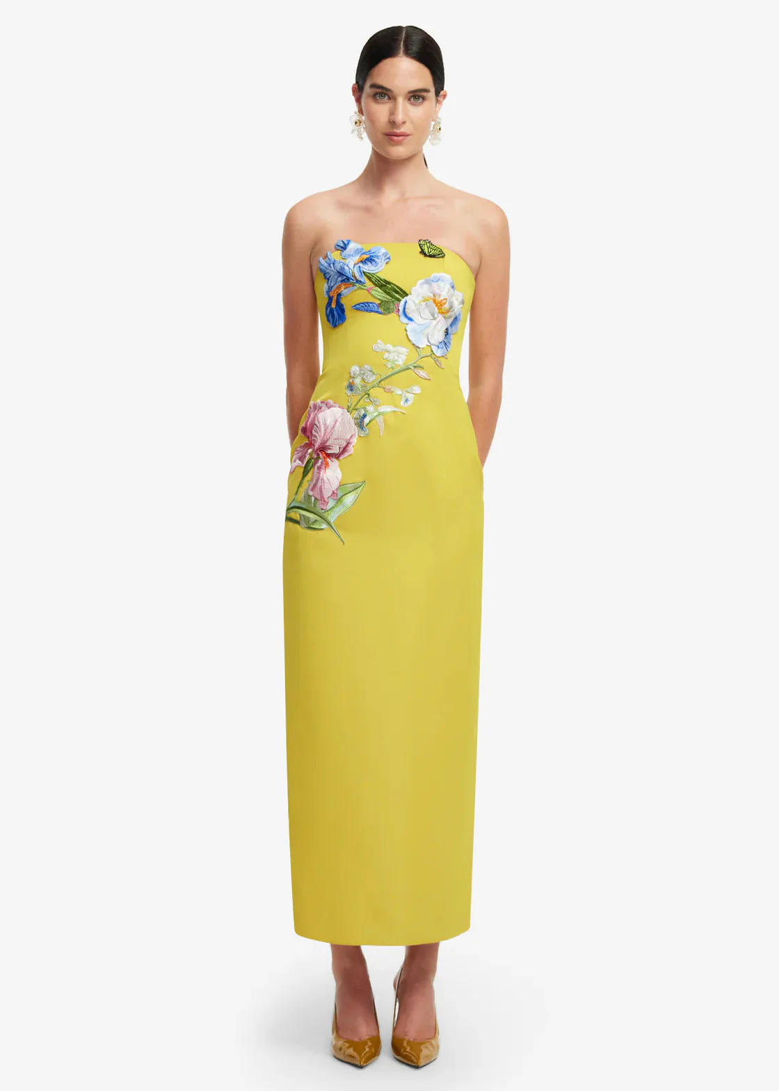 Rayna Appliqué Floral Bustier Maxi Dress - Image 2