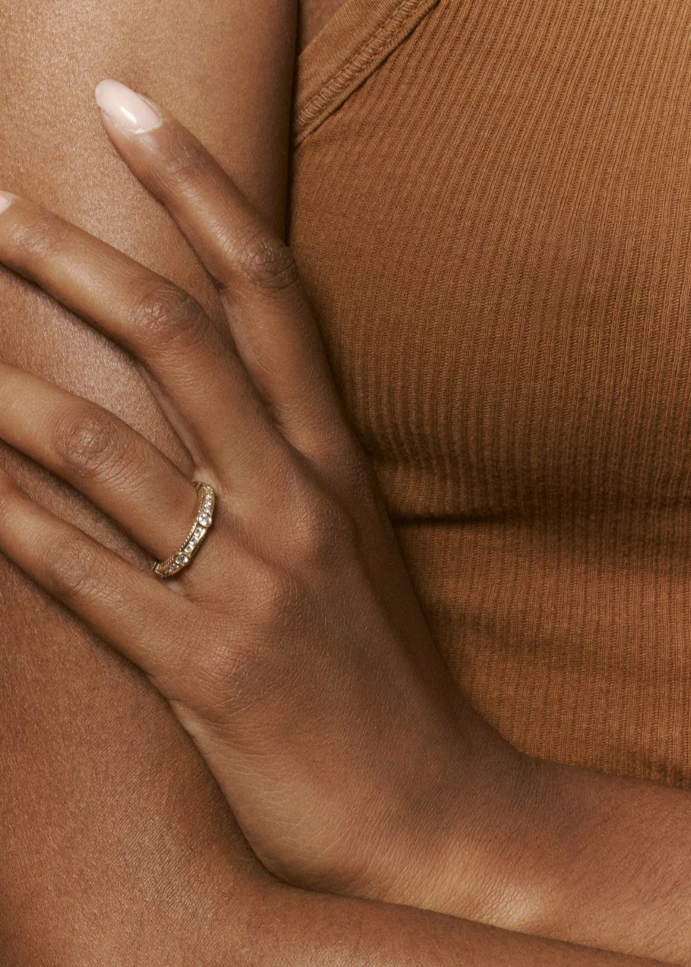 Rayon Ring with Diamonds - Image 2