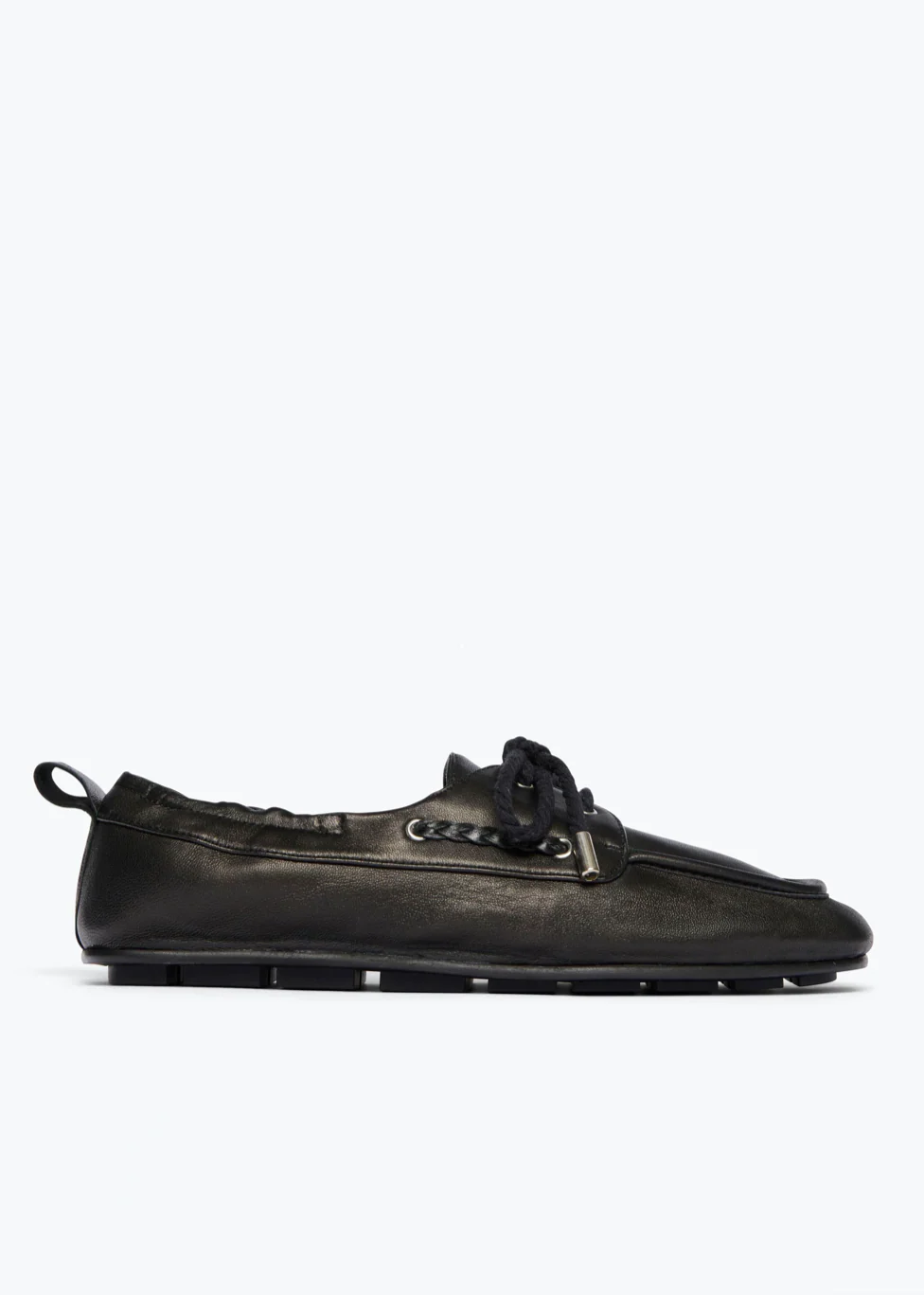 Ria Soft Boat Shoe in Black