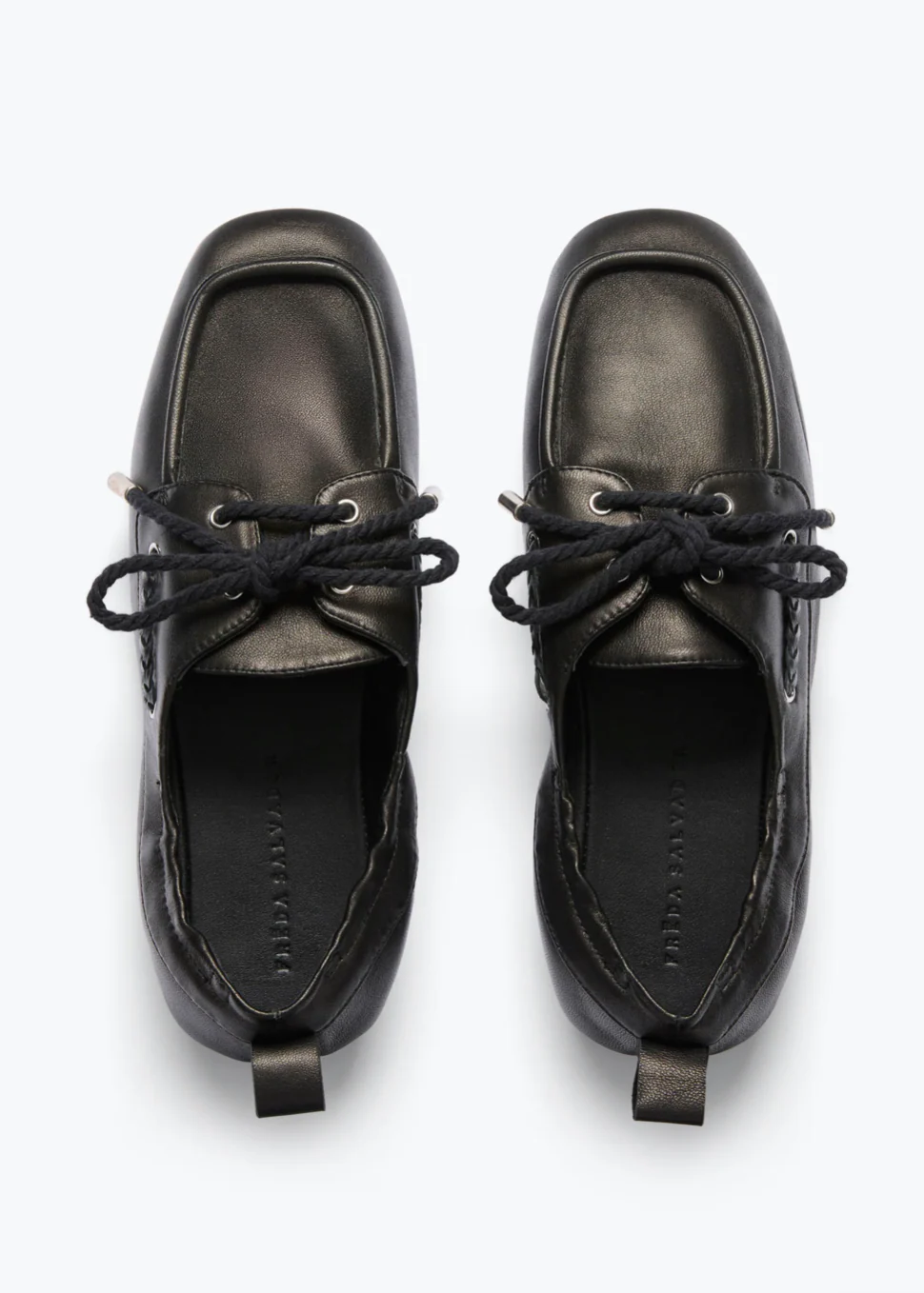 Ria Soft Boat Shoe in Black - Image 3