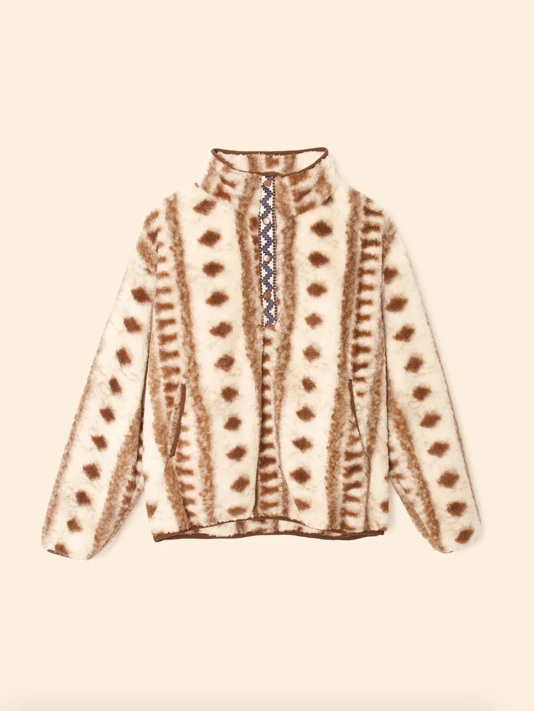 Ridge Fleece Pullover in Diamond Tribe