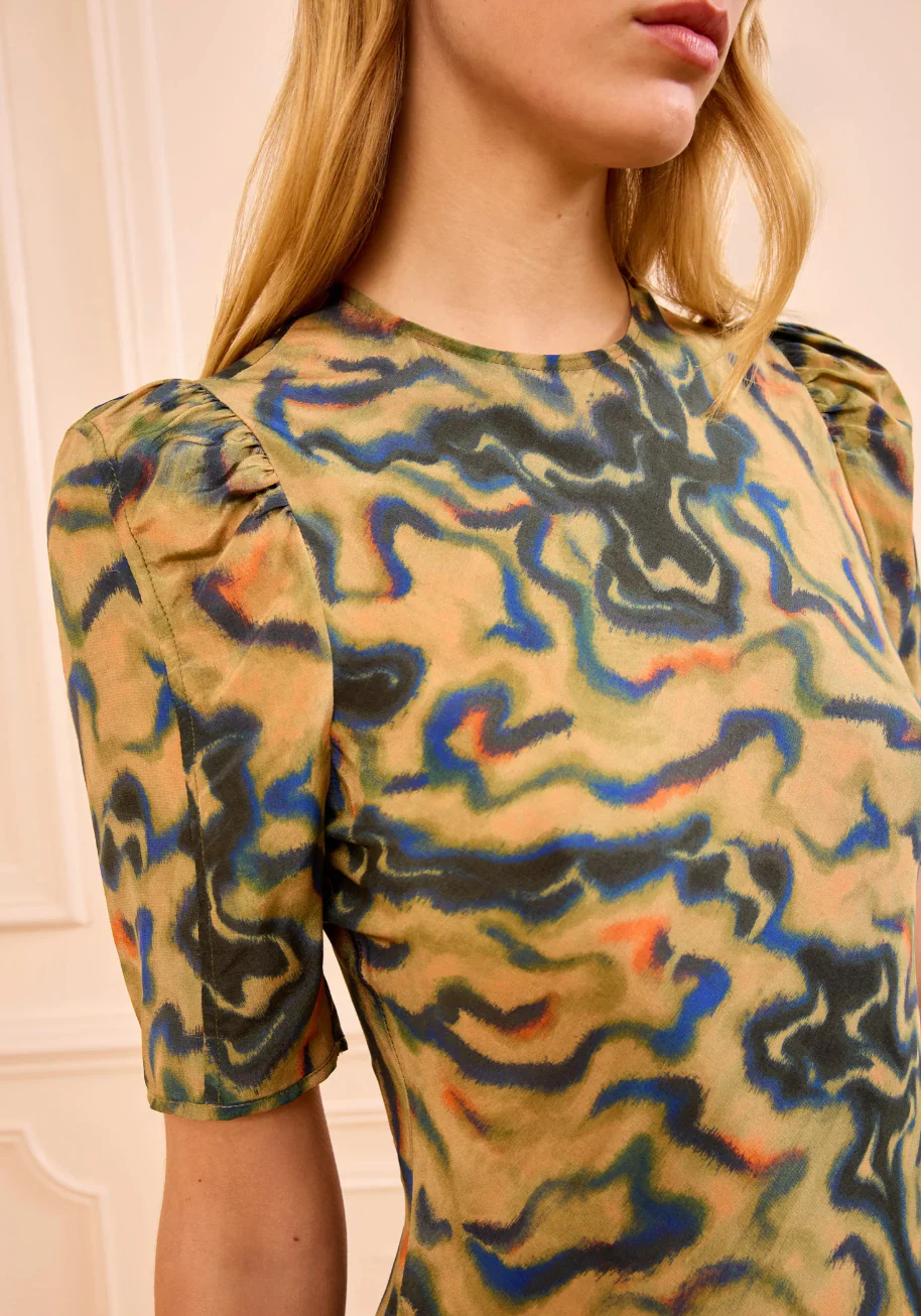 Samar Silk Dress - Image 3
