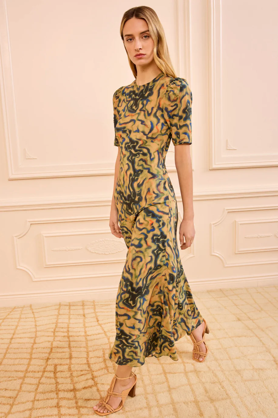 Samar Silk Dress - Image 4