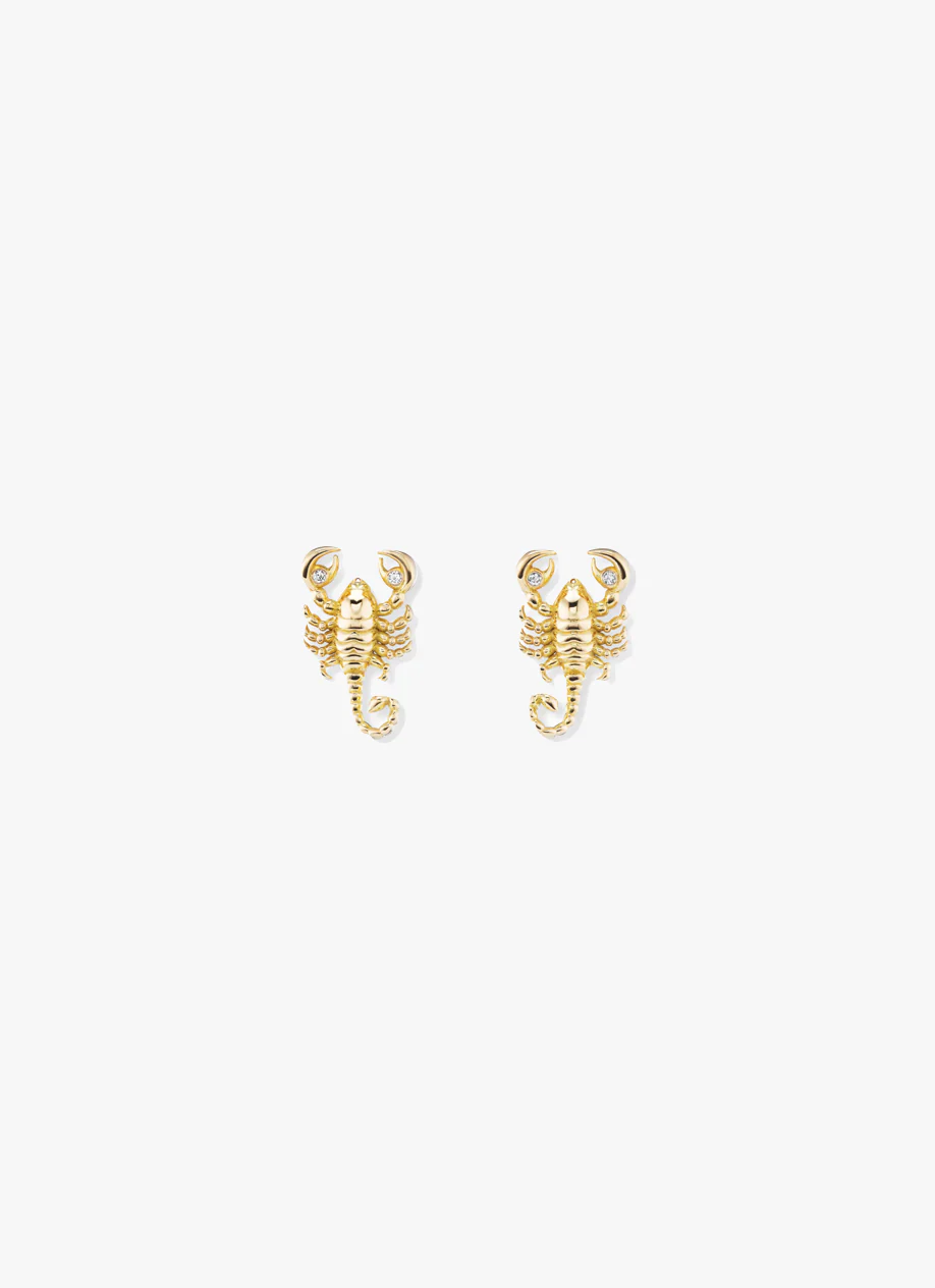 Scorpio Zodiac Studs