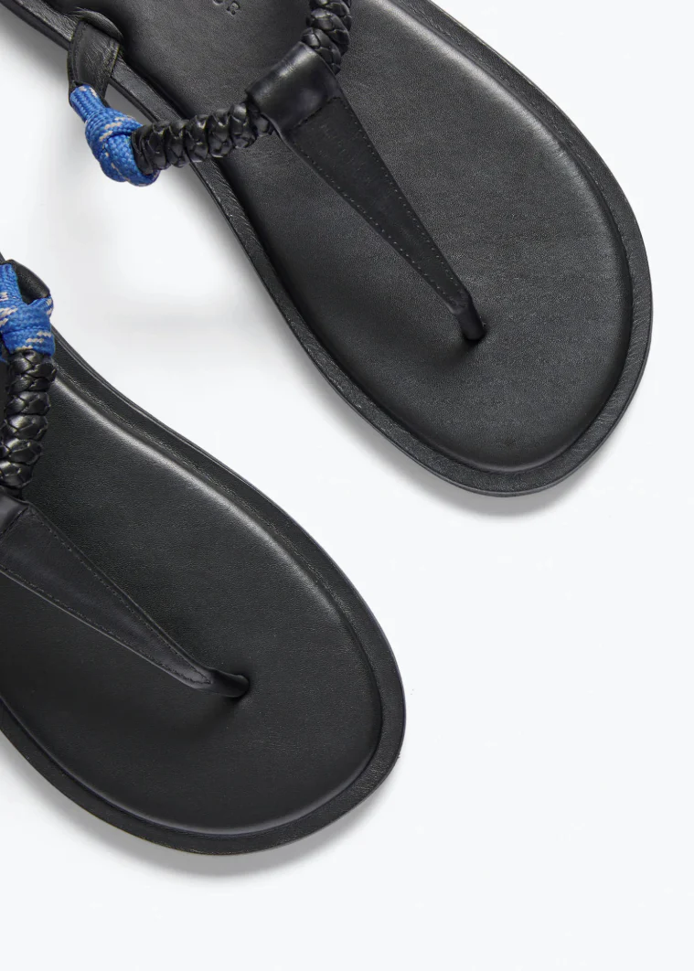 Selah Rope Thong Sandal in Cobalt - Image 5