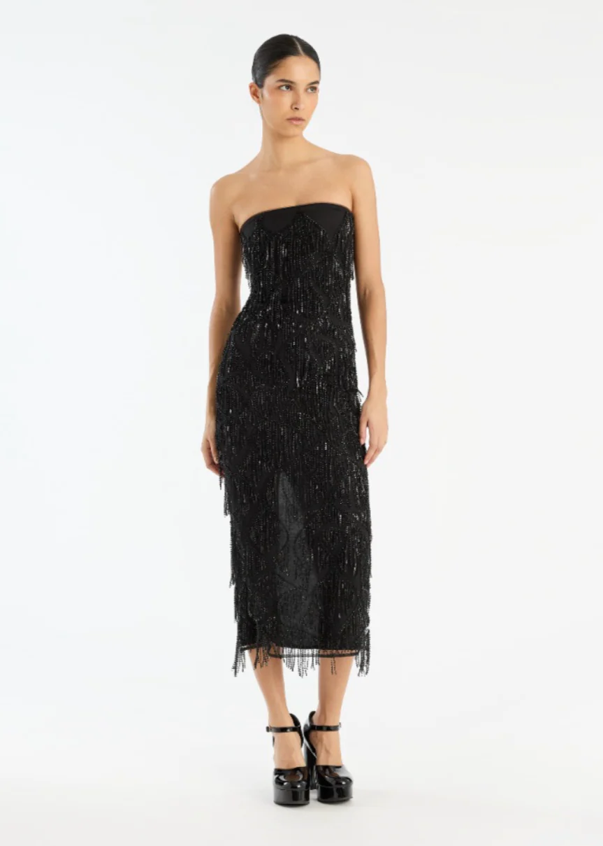 Sequined Mini Tube Dress - Image 2