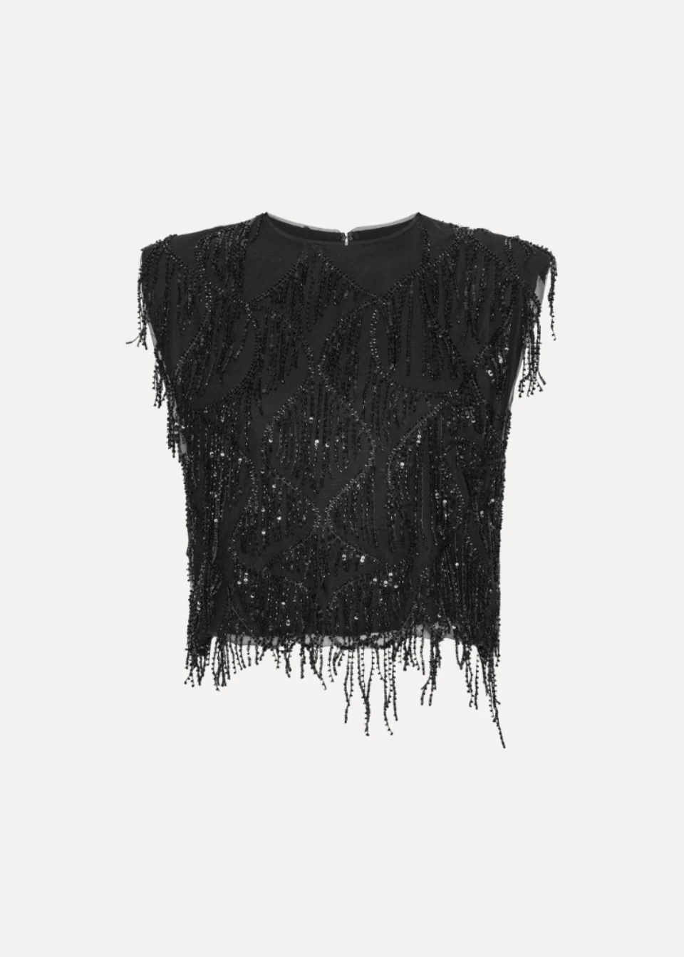 Sequined Sleeveless Top