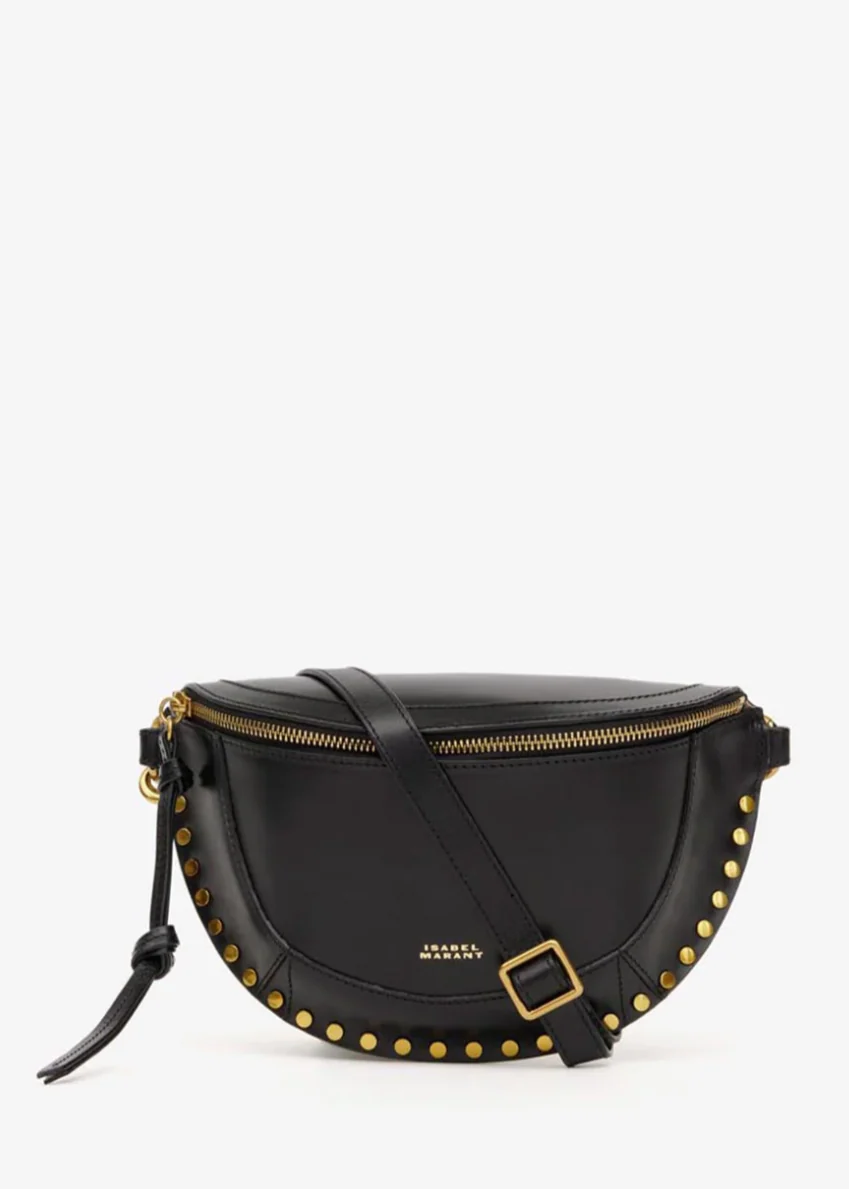 Skano Belt Bag in Black & Gold