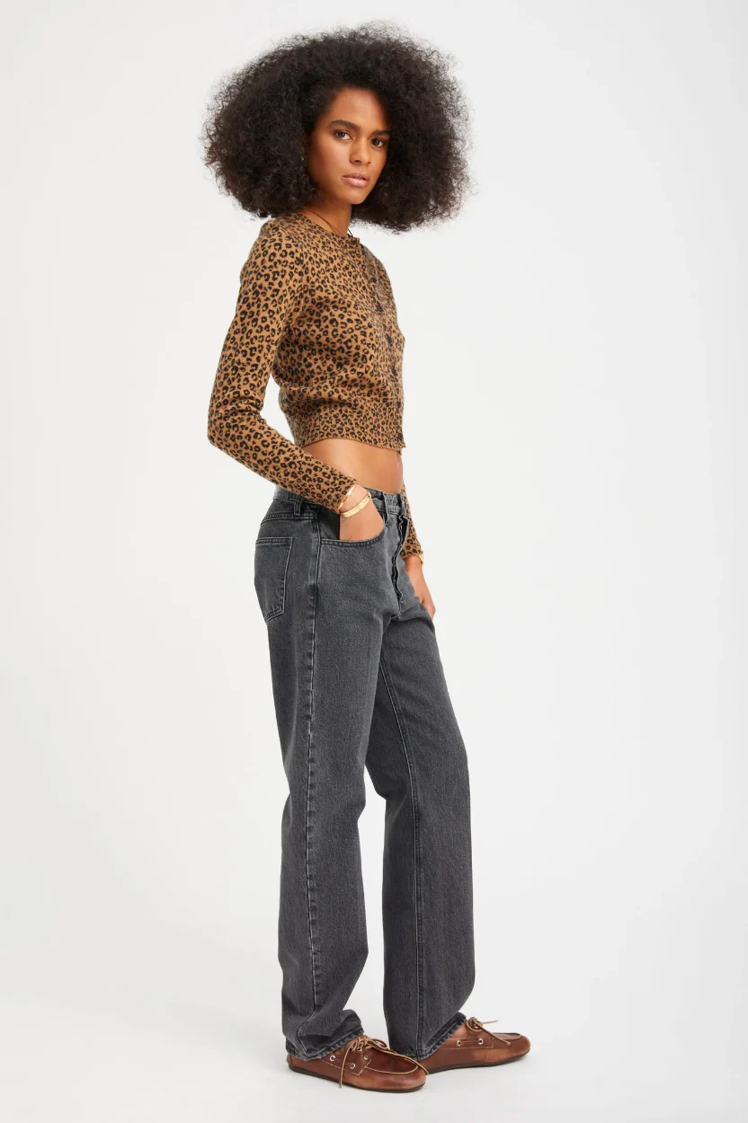 Smith Slim Boyfriend Denim Jeans - Image 3