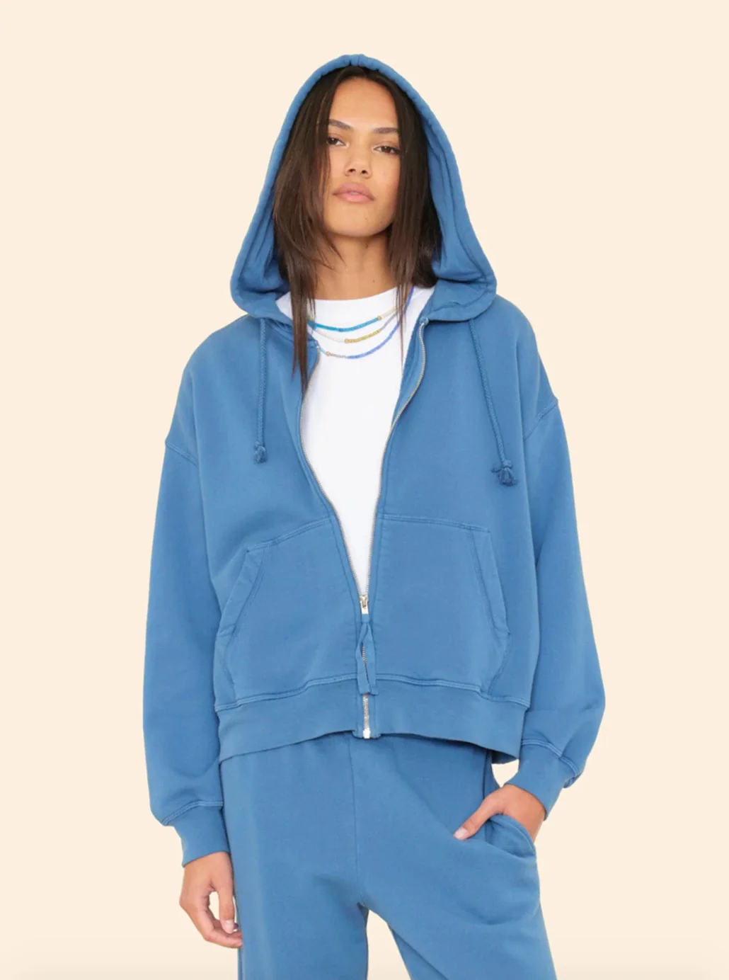 Smith Sweatshirt in in Storm Blue - Image 2