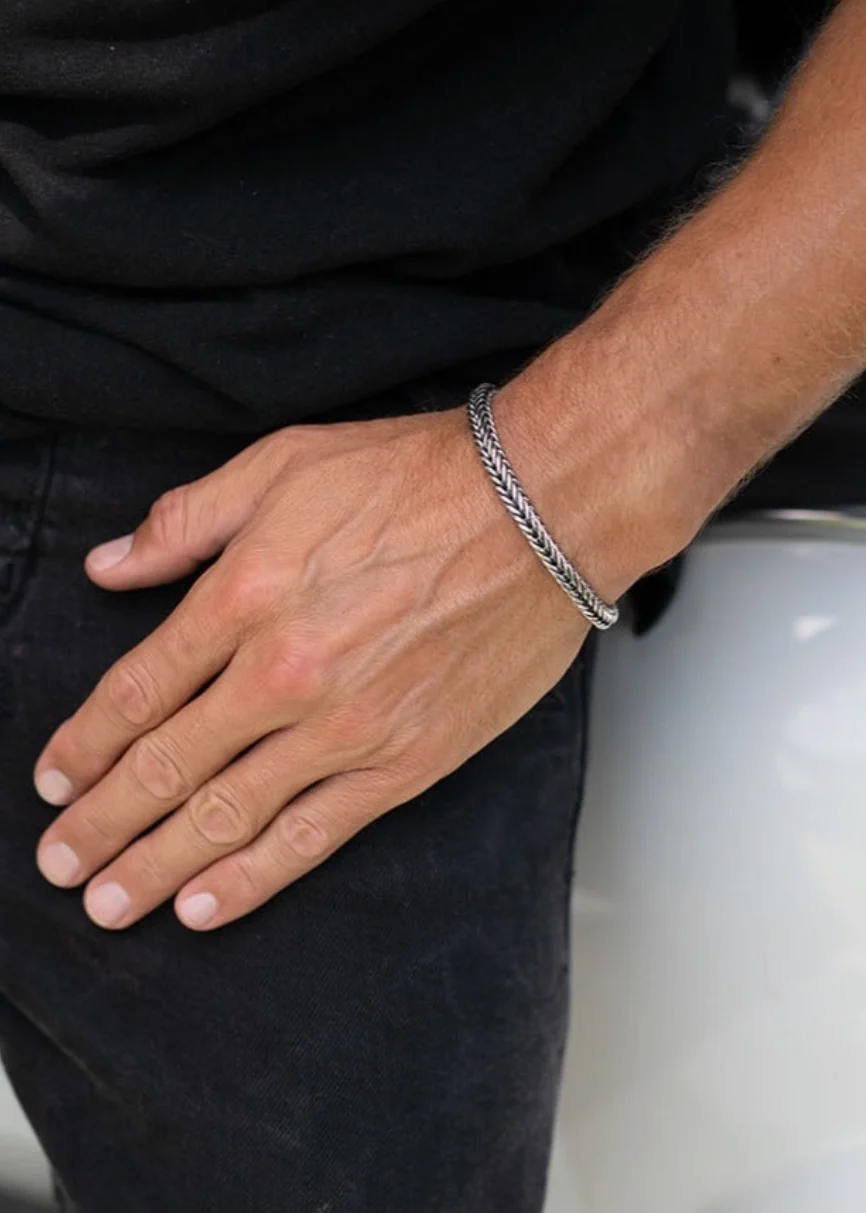 Snake Skin Chain Bracelet - Image 2