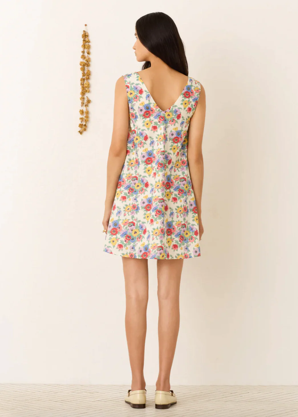 Soleil Wildflower Linen Dress - Image 5