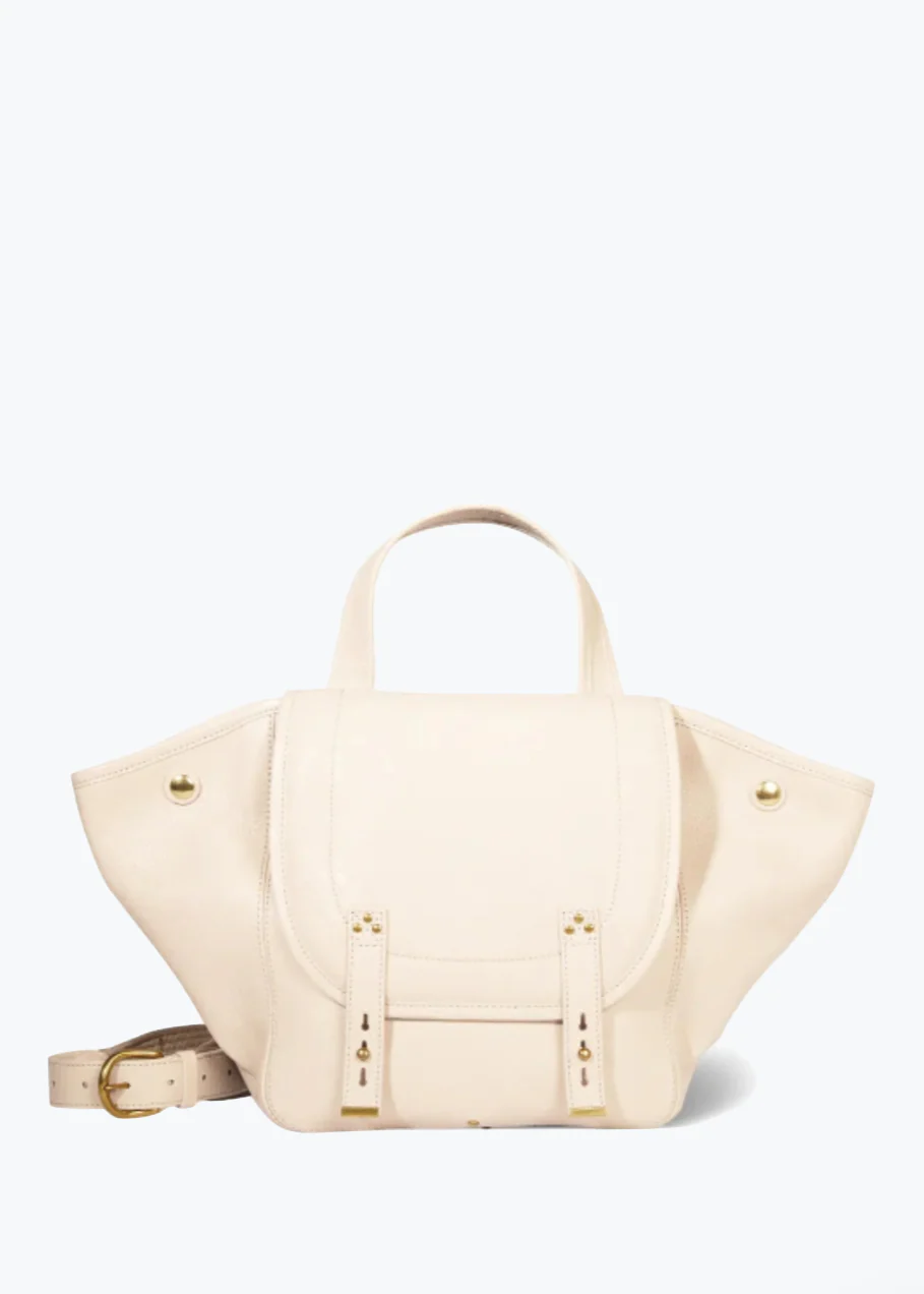 Stan Medium Bag in Ecru Leather