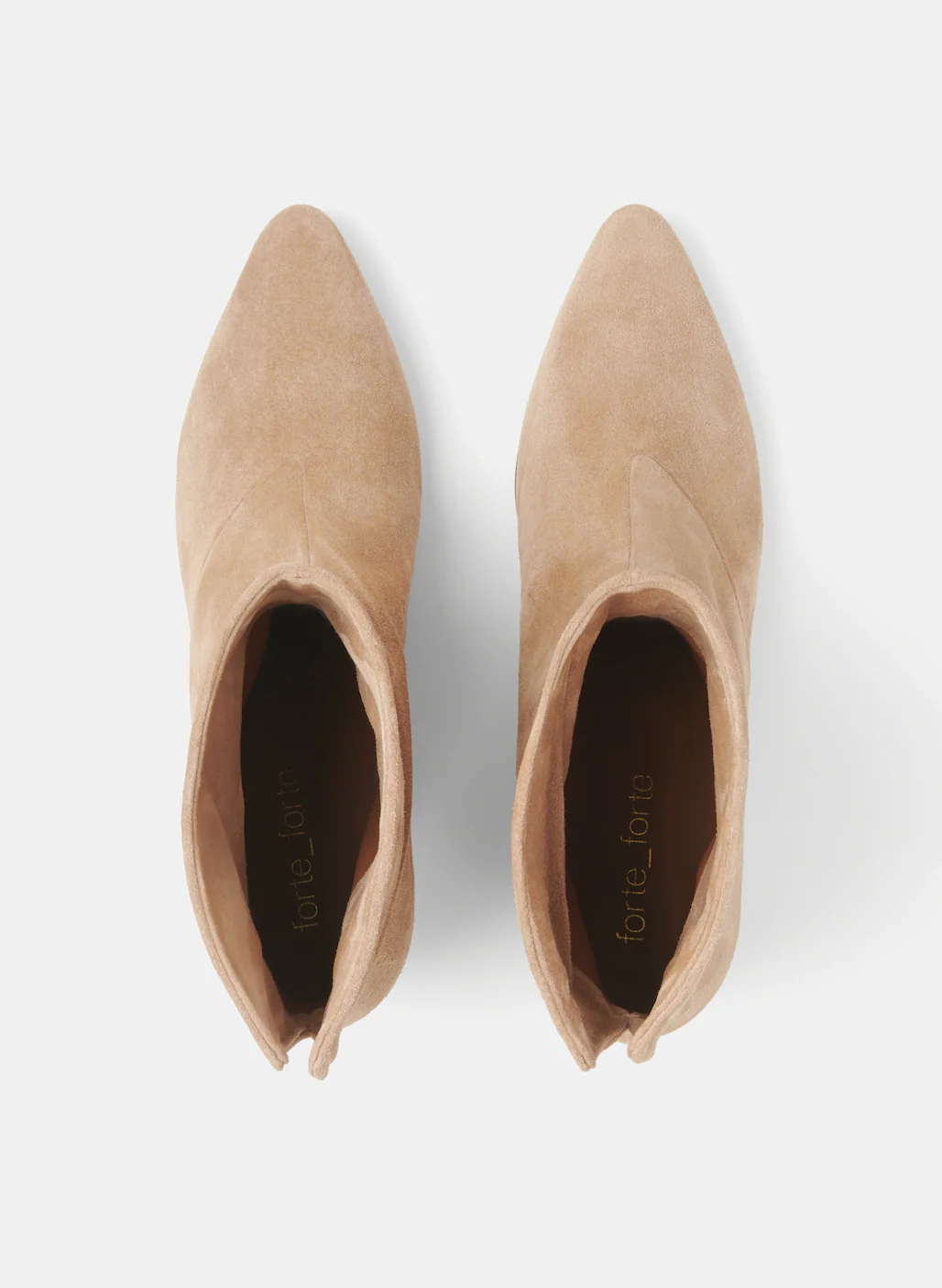 Suede Ankle Boot in Sand - Image 3