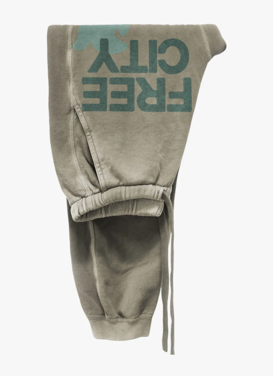 Sunfades Pocket Sweatpant in Shrooms & Green