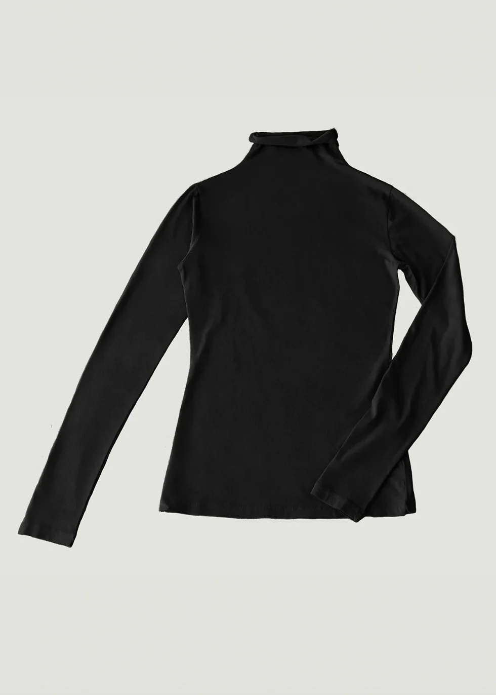 Talisia Gauzy Cotton Tee in Black - Image 2