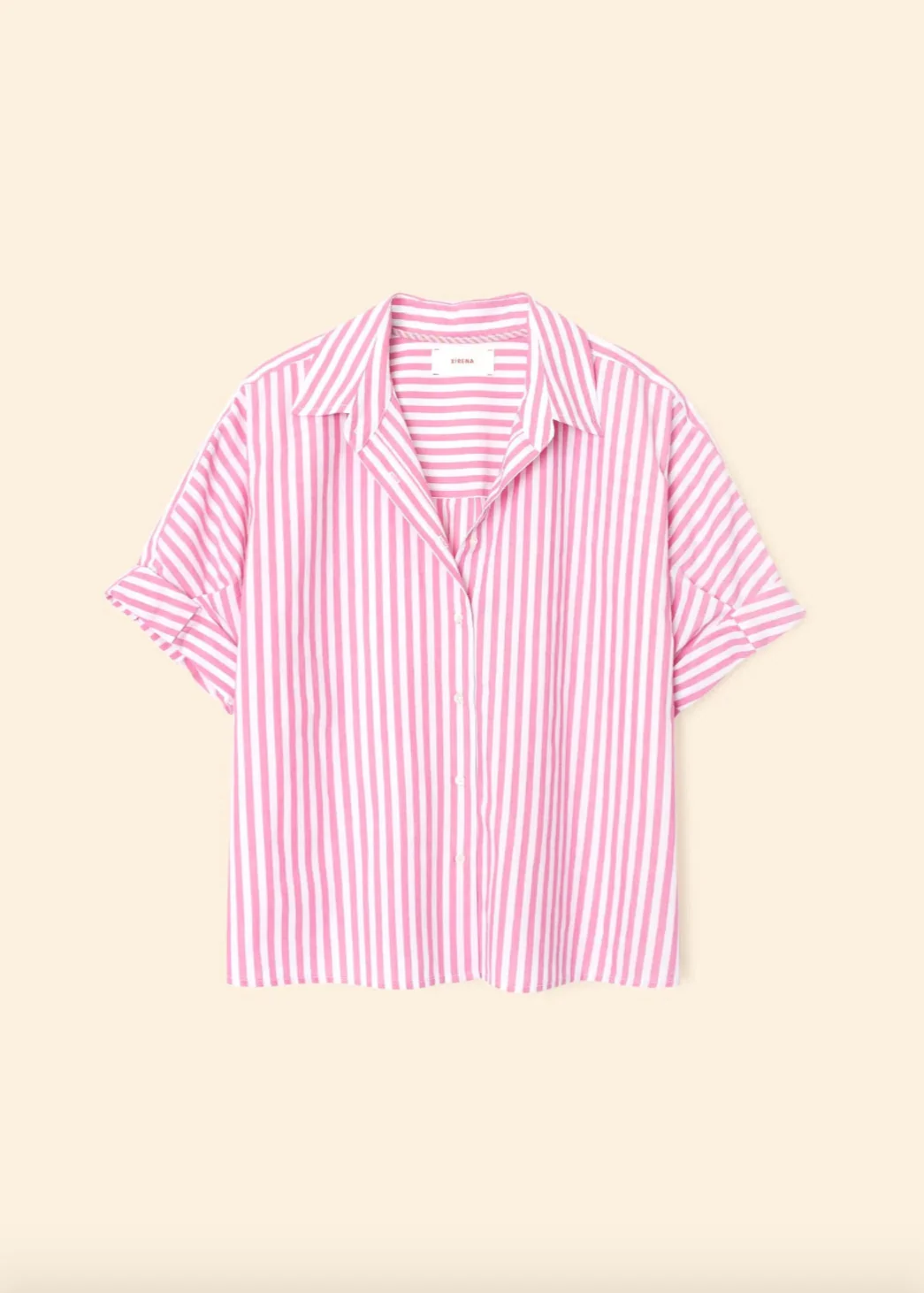 Teddy Shirt in Rosebud Stripe