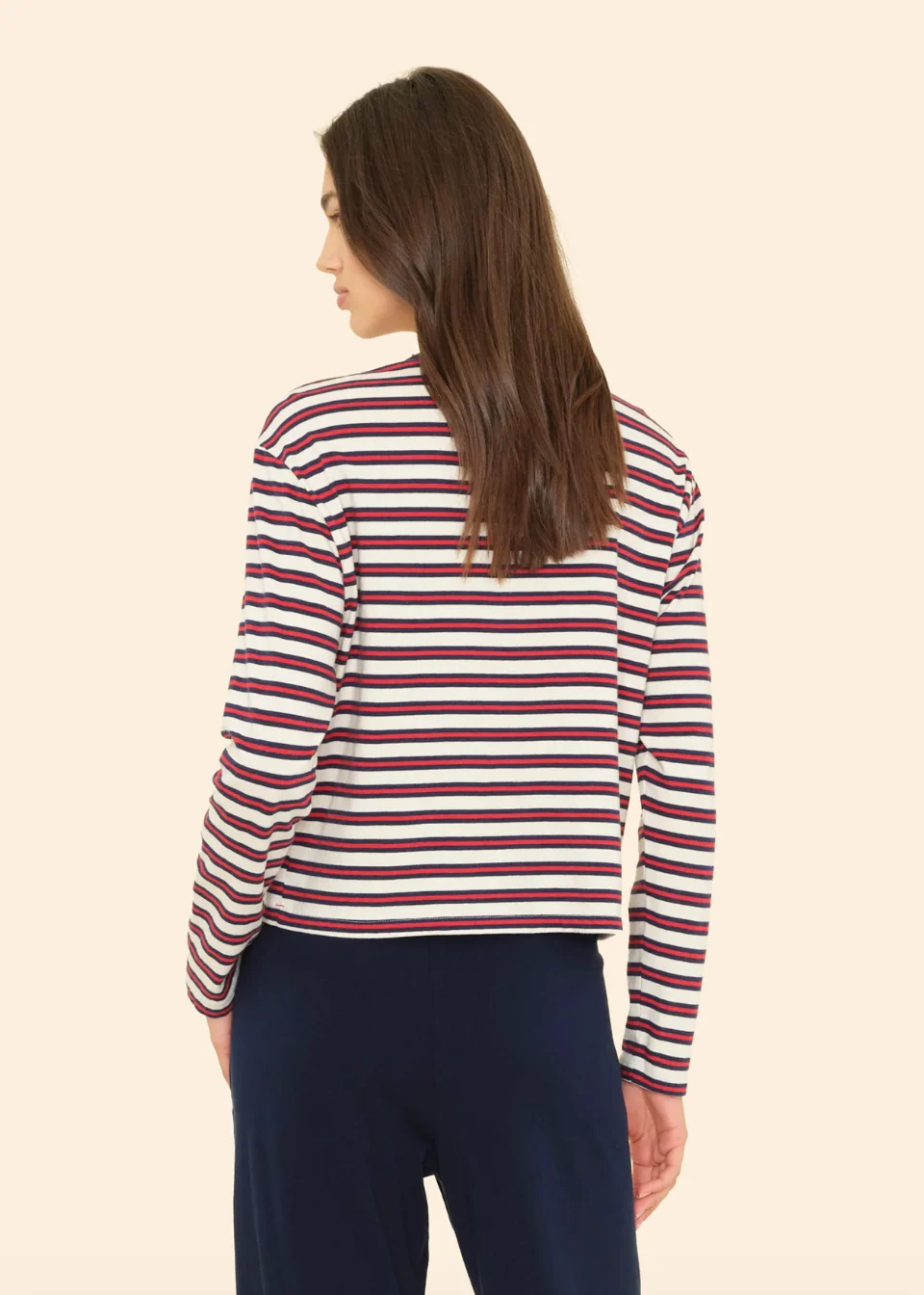 Terrance Tee in Americana Stripe - Image 3