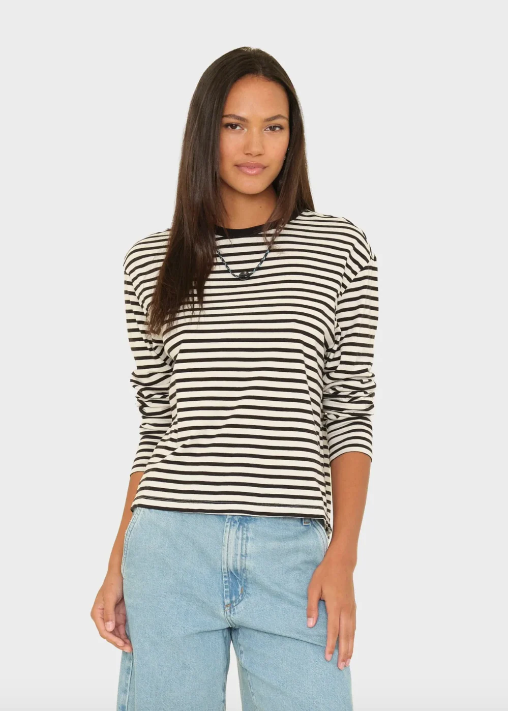 Terrance Tee in Inkline Stripe - Image 2