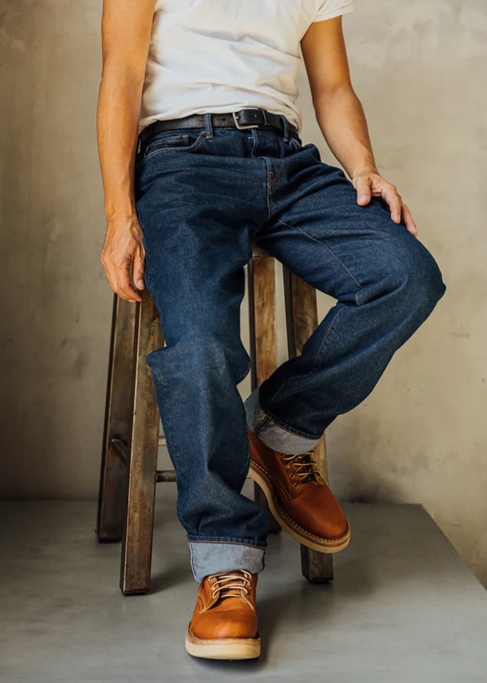 The Barrel Straight 12.5oz Raw Selvedge Denim Jeans