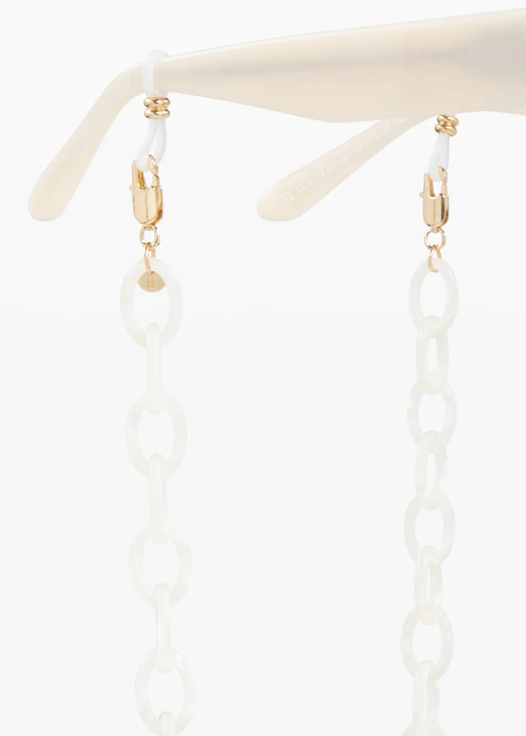 The Dana Sunglasses Chain in Ivory - Image 2