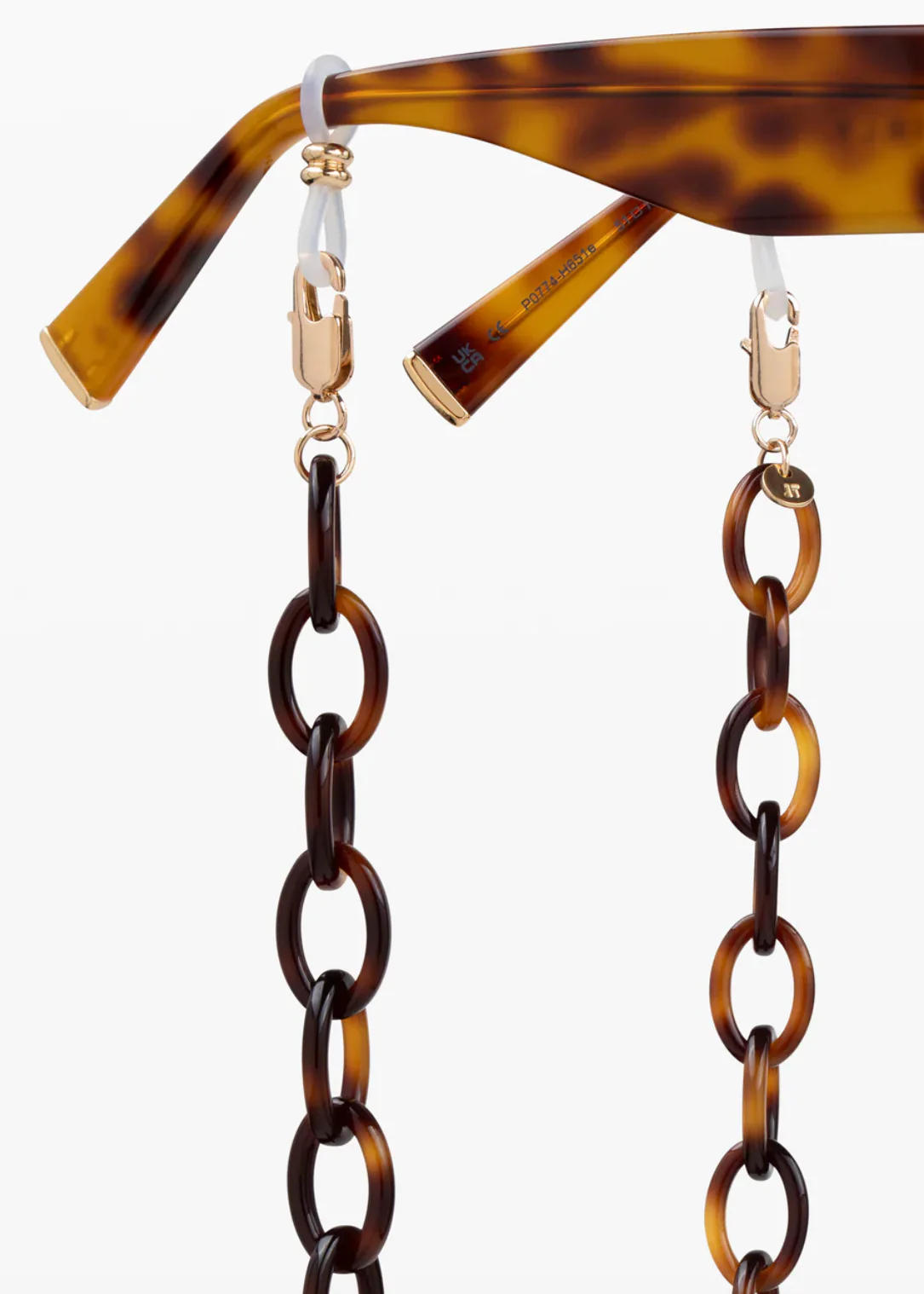 The Dana Sunglasses Chain in Tortoise - Image 2