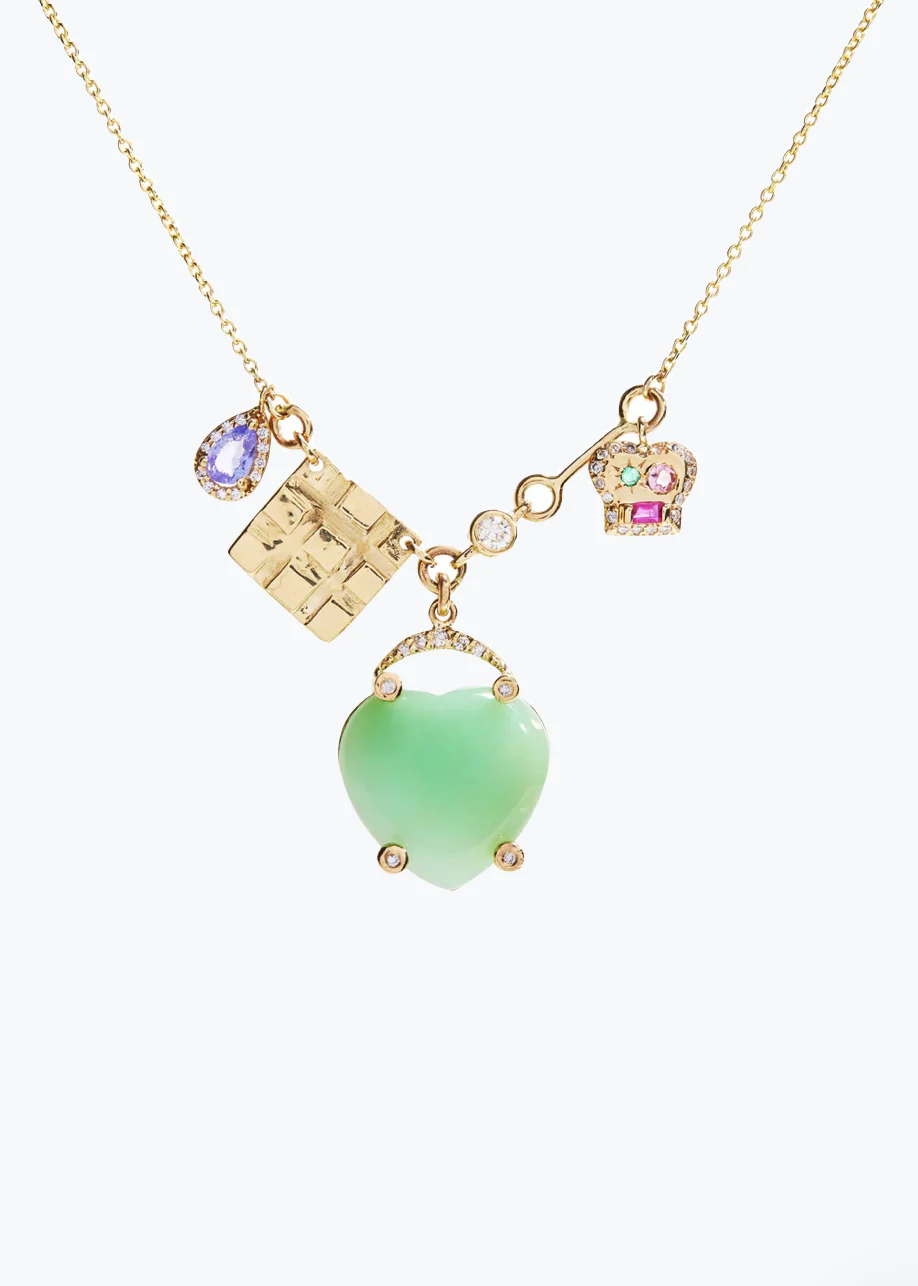 The Lucky Heart Charm Necklace