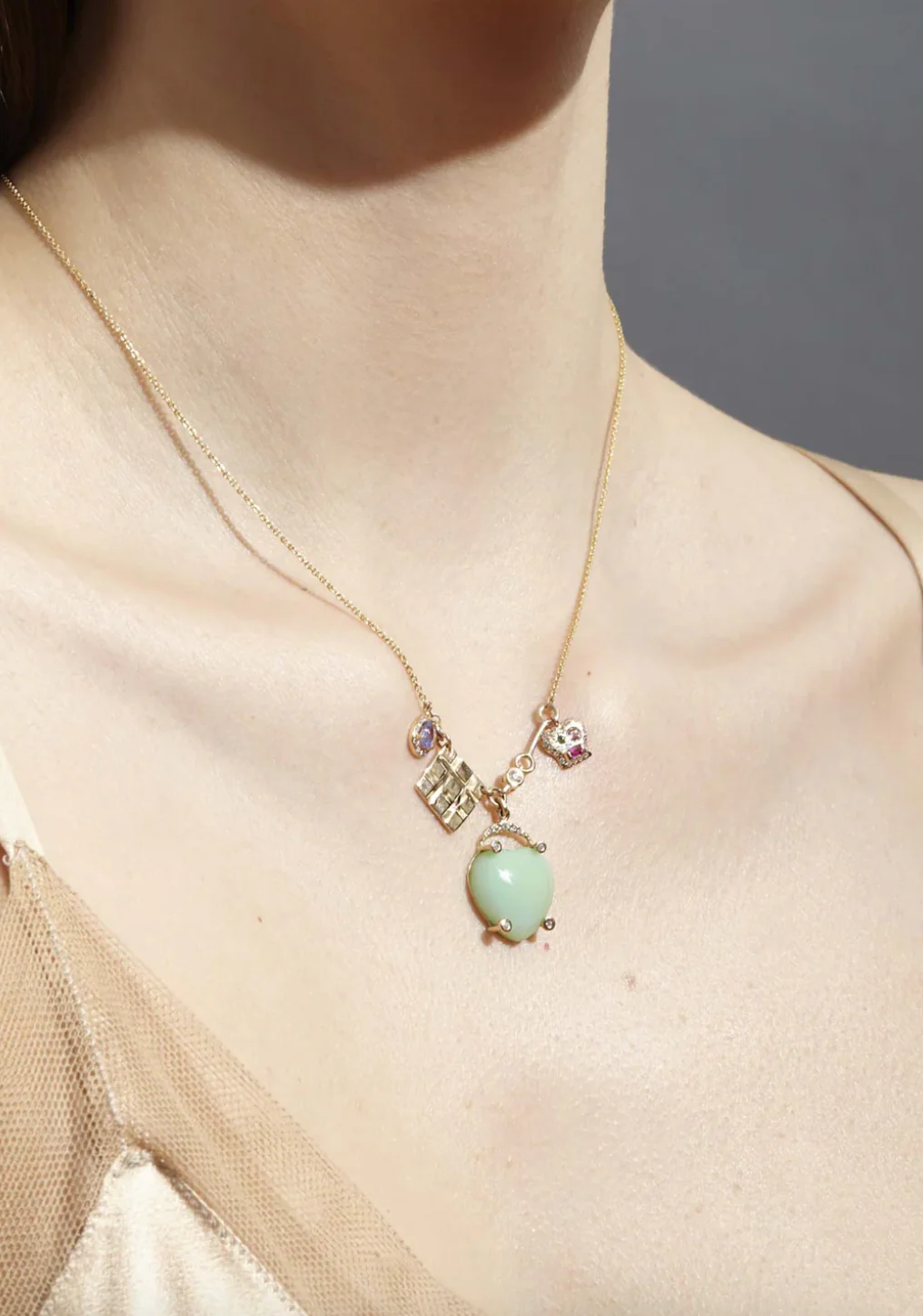The Lucky Heart Charm Necklace - Image 2