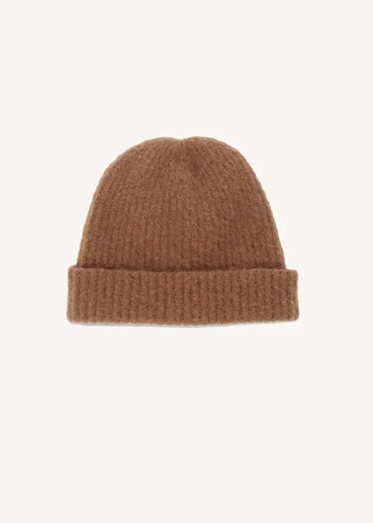 The Piper Beanie in Whiskey Wool