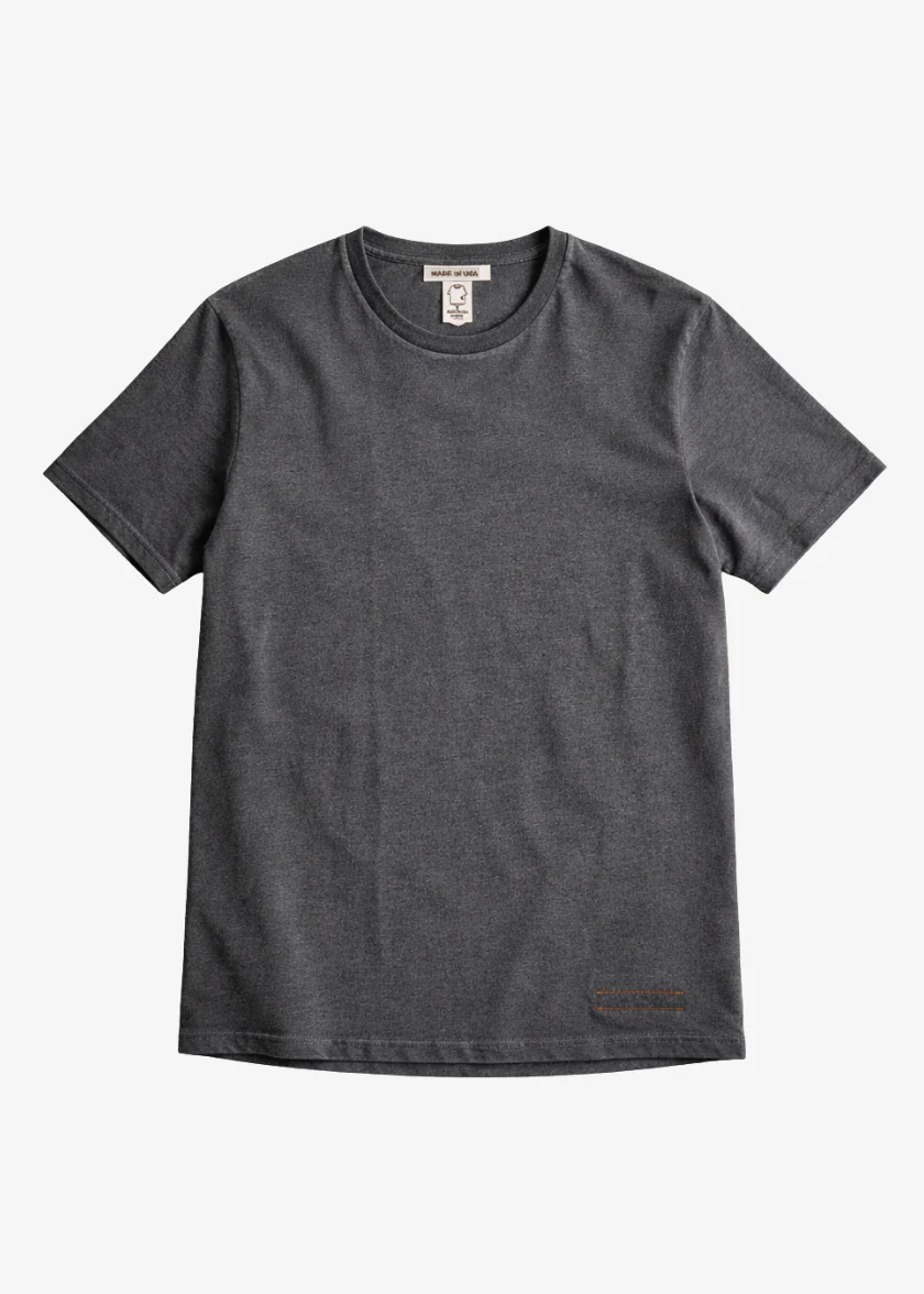 The Stamp 9oz Organic Cotton Tee in Concrete