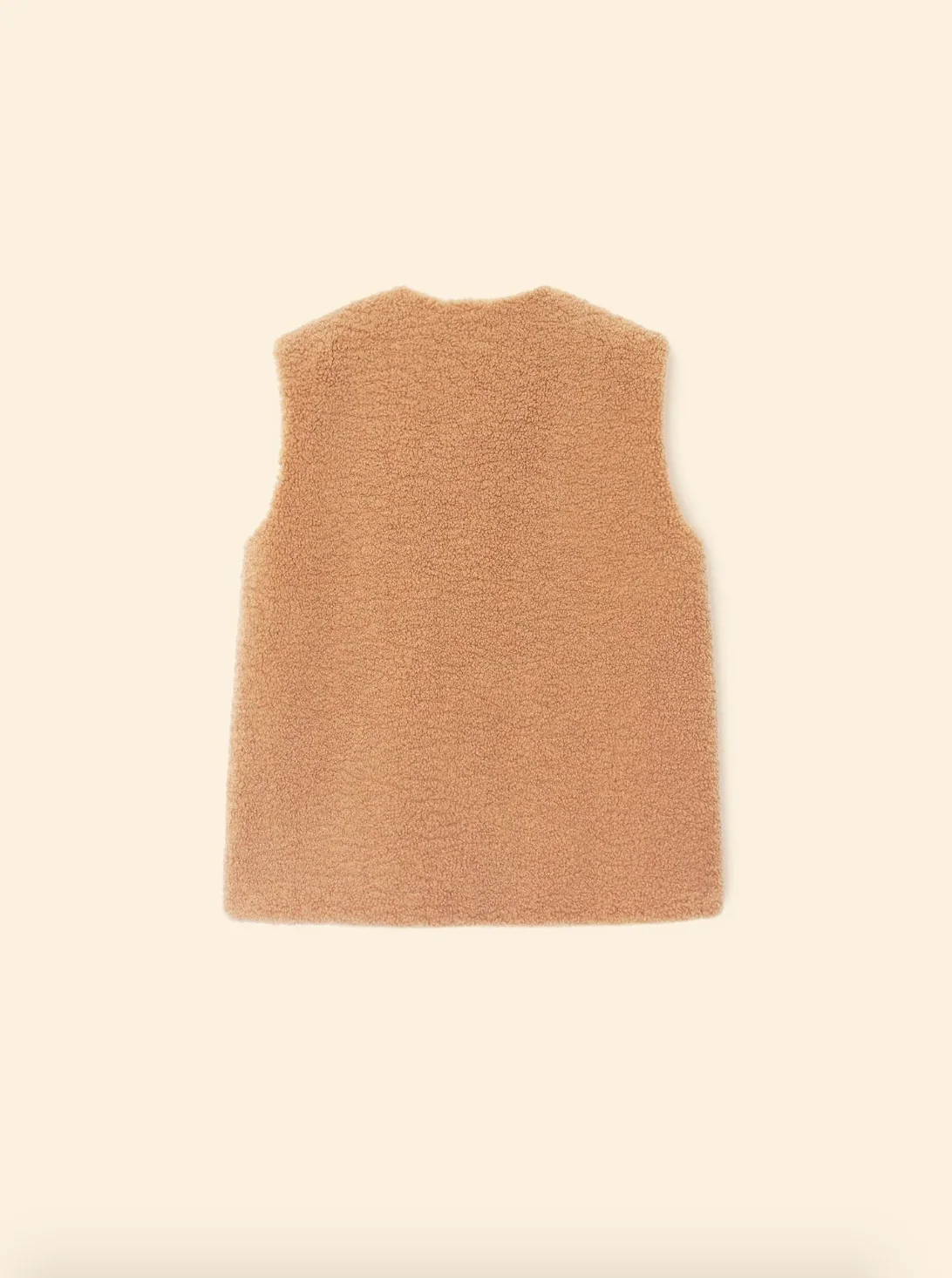 Thea Vest in Teddy Brown - Image 4