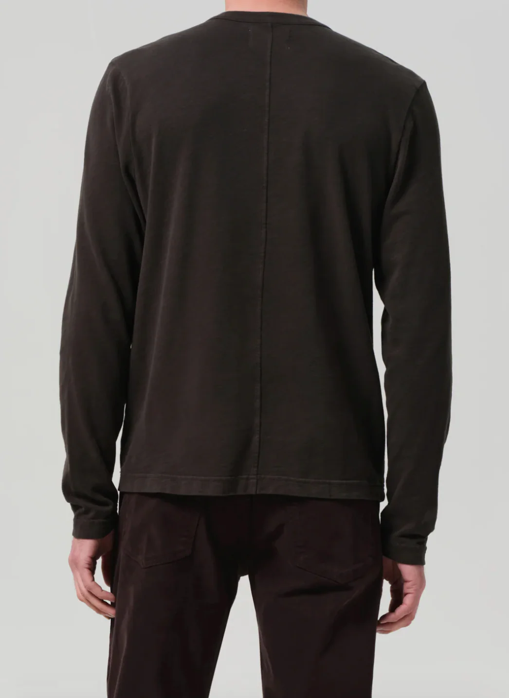 Three Button Henley in Forest - Image 4