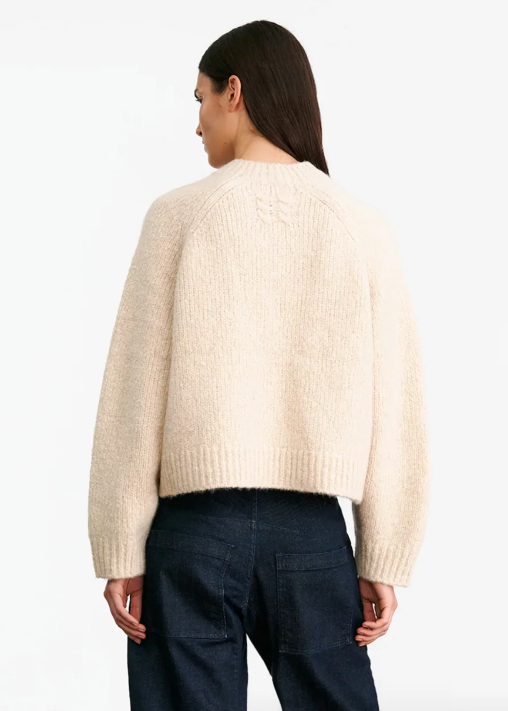 Tomaso Sweater in Beige Melange - Image 4