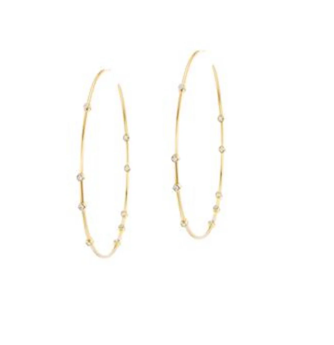 Diamond Float 2" Hoops - Image 3