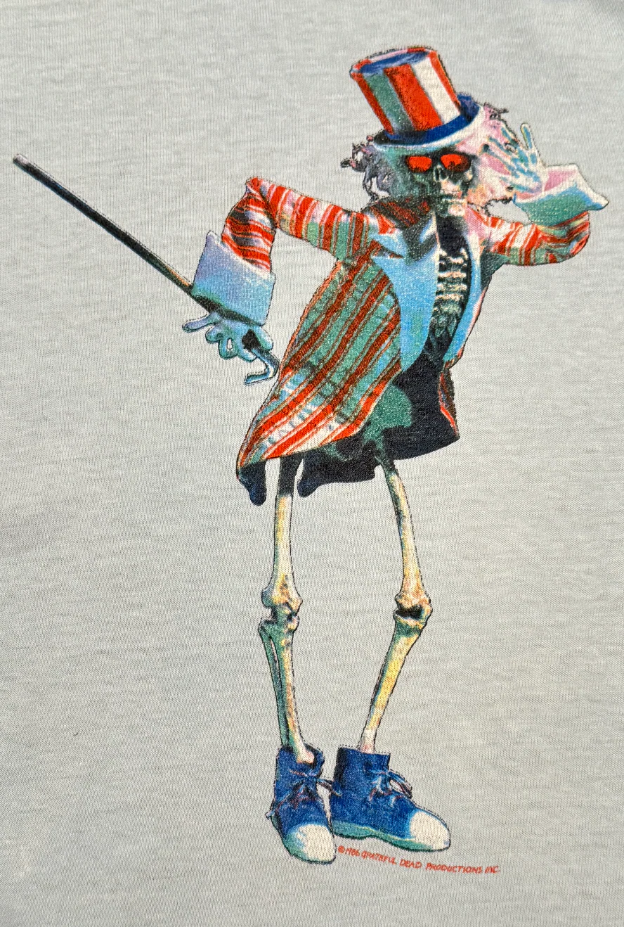 Vintage Grateful Dead 1986 Uncle Sam Tee - Image 3