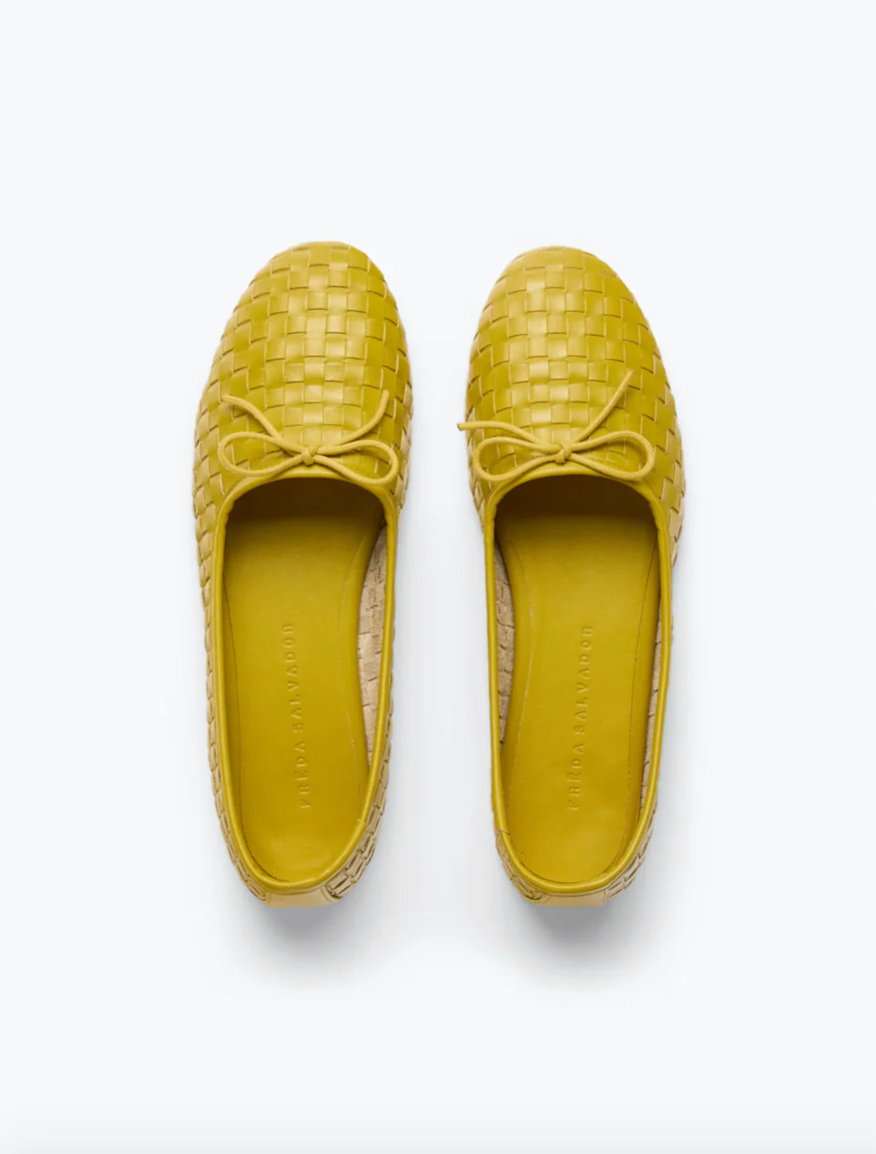 Roma Ballet Flat in Chartreuse - Image 2