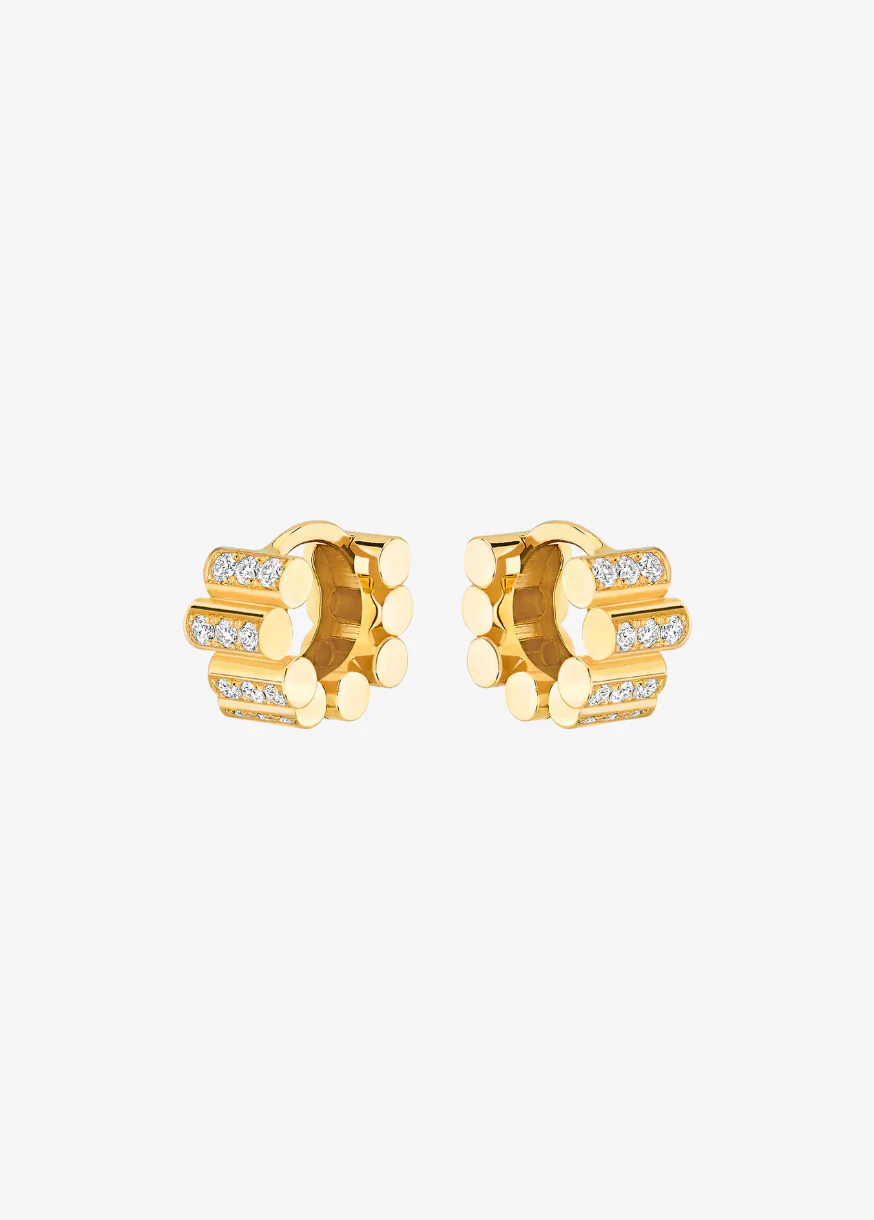Edge Mini Pavé Hoops