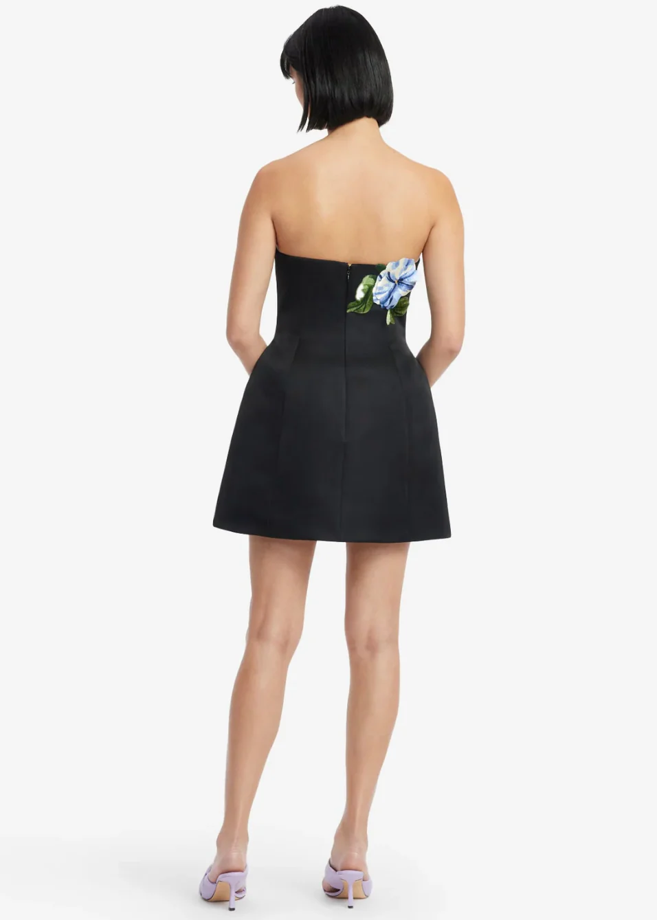 Vine Print Zaria Bustier Mini Dress - Image 3