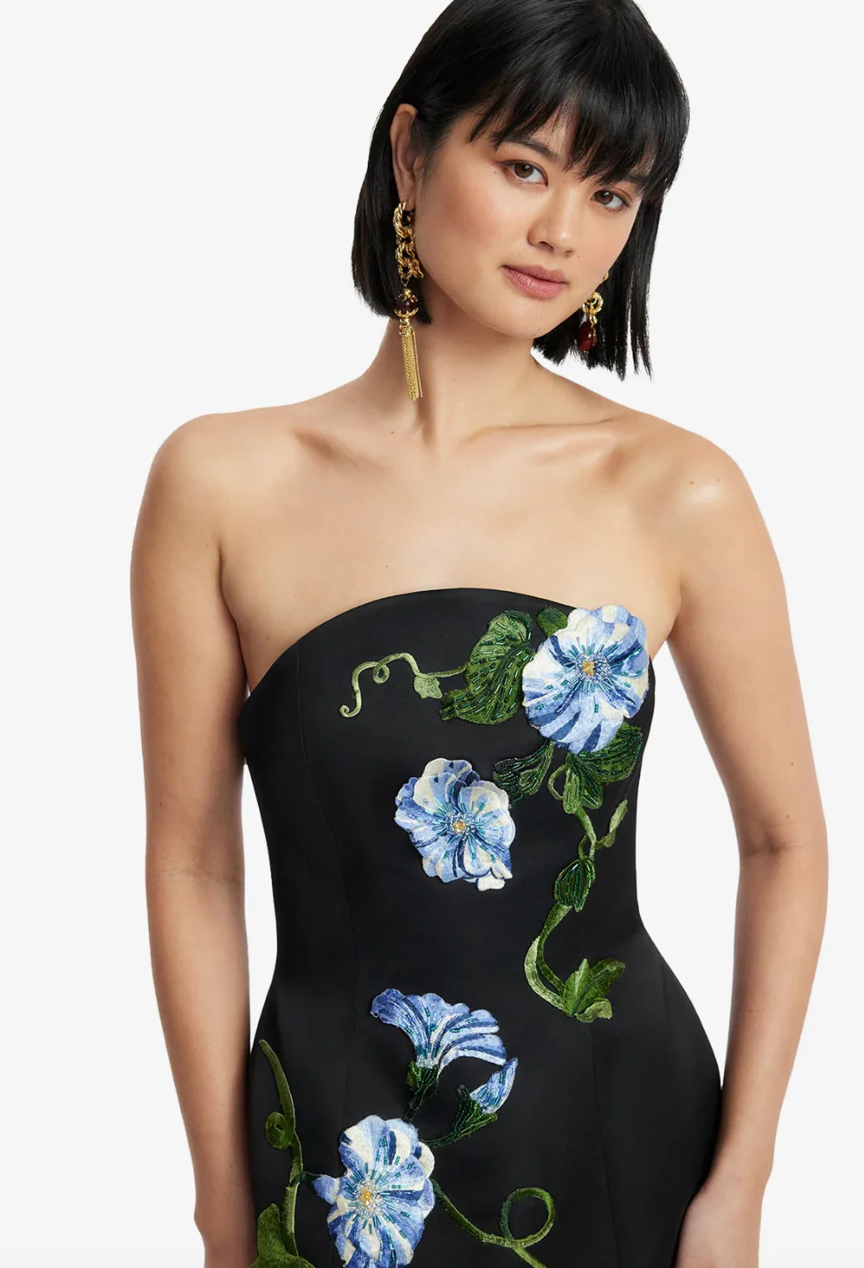 Vine Print Zaria Bustier Mini Dress - Image 4