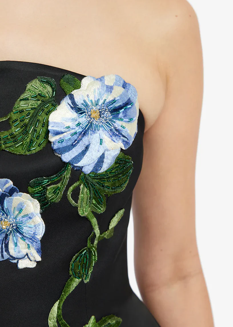 Vine Print Zaria Bustier Mini Dress - Image 5