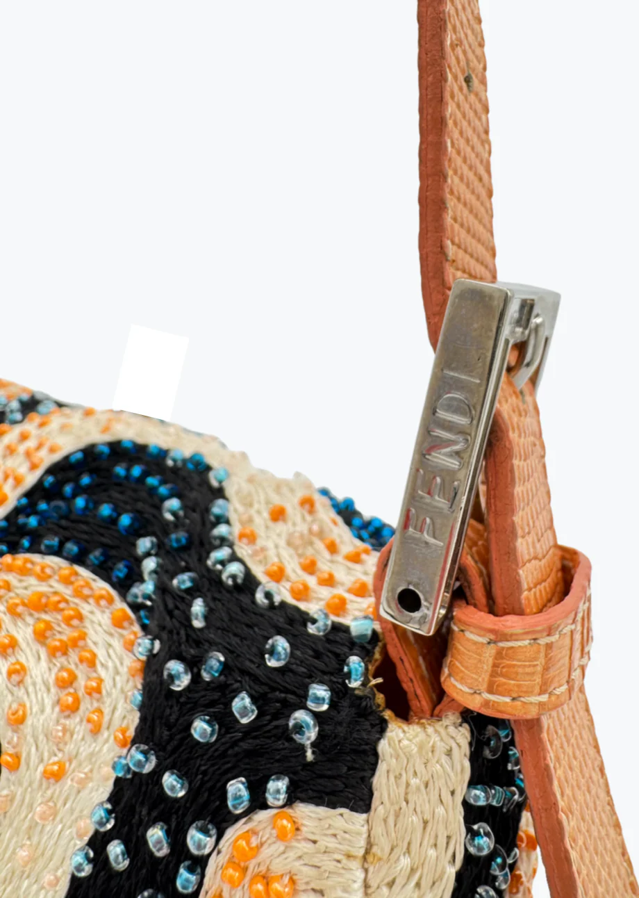 Vintage Fendi Beaded Baguette - Image 9