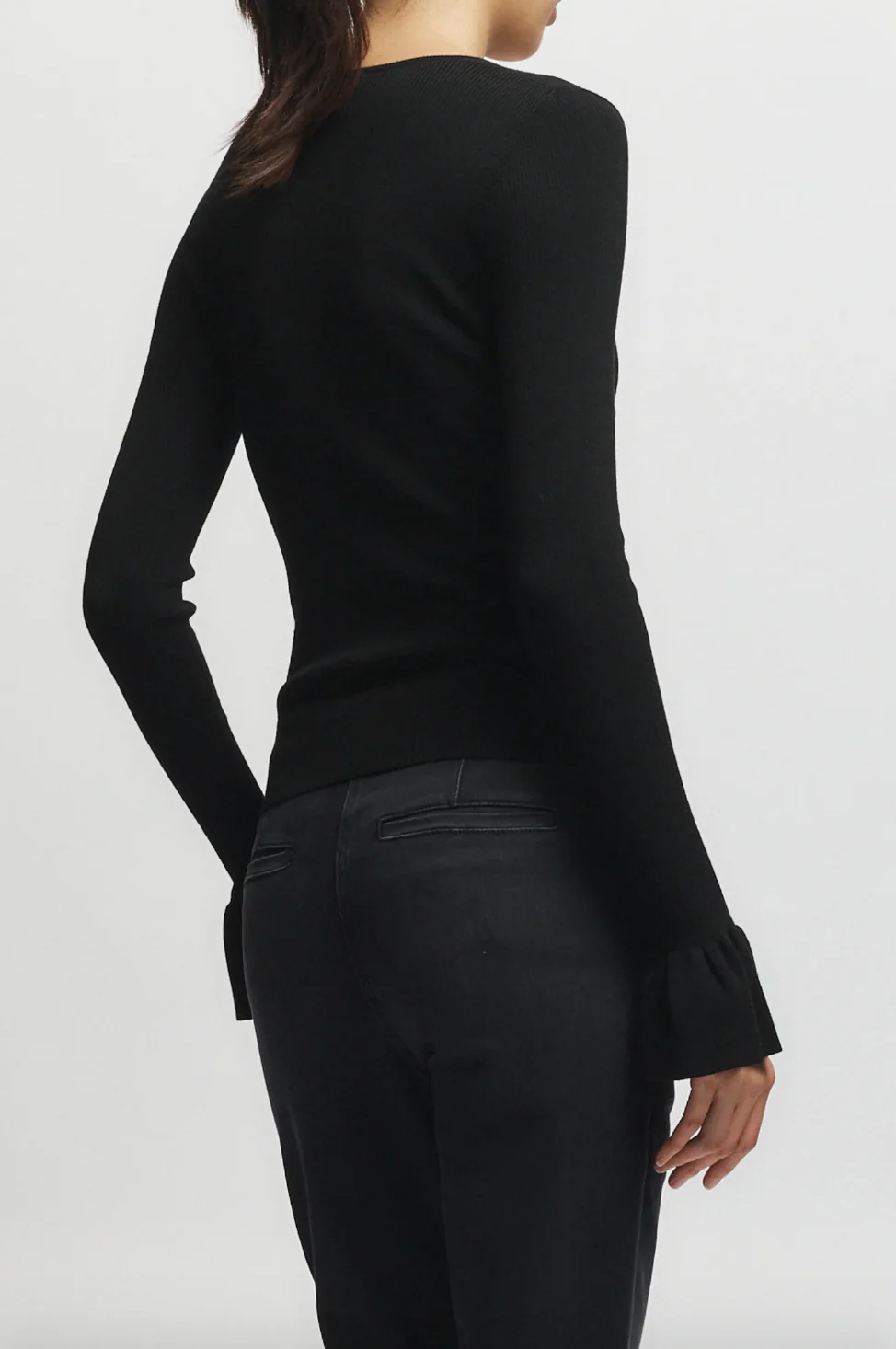 Watson Ruffle Knit Sweater - Image 2