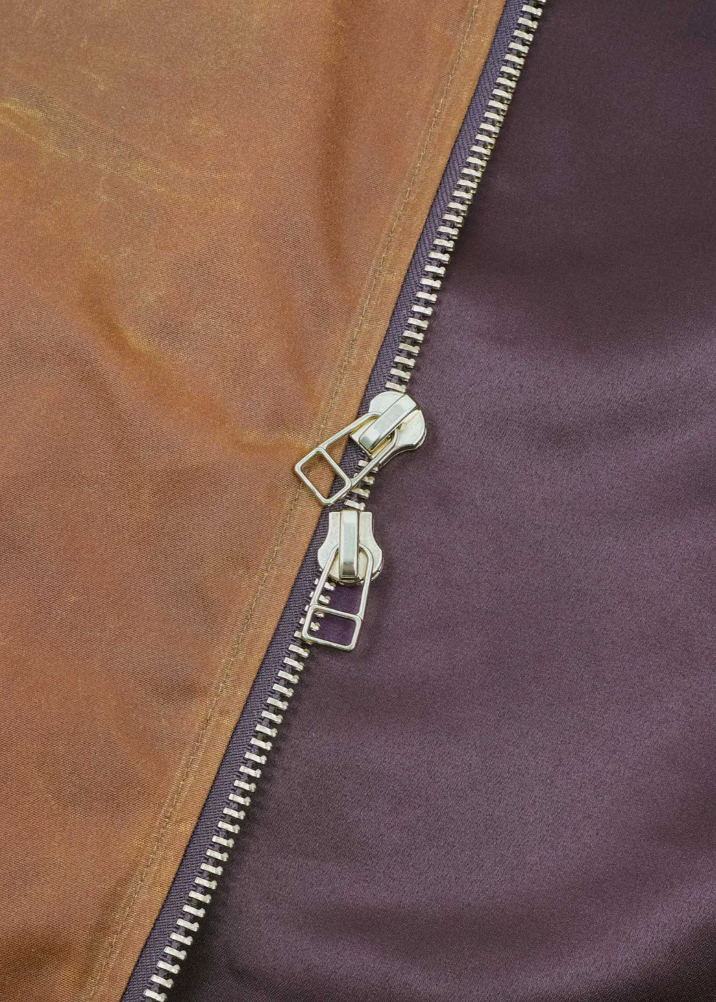 Waxed Cotton Flight Vest in Gold - Image 4