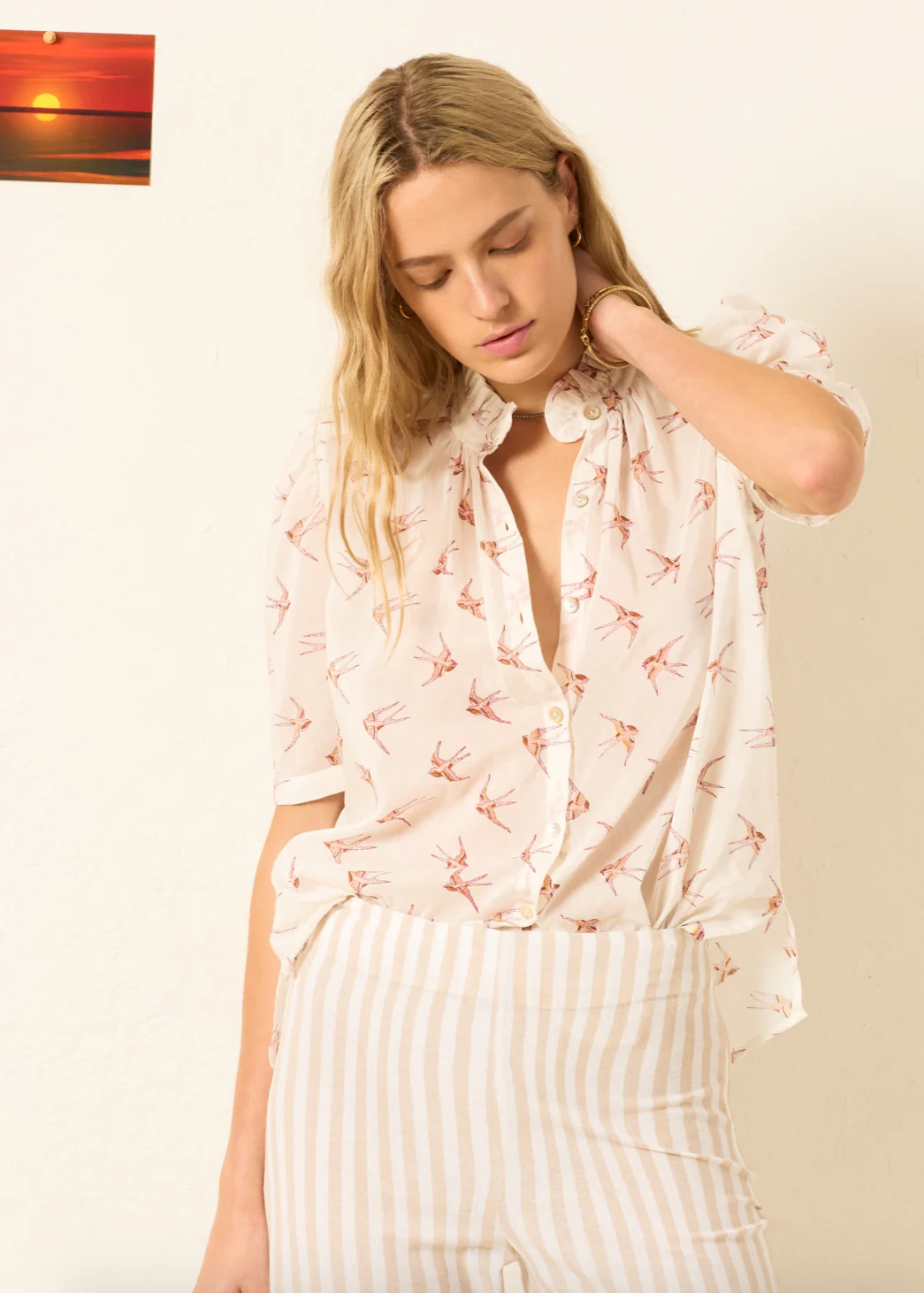 Winnie Cedar Swallow Shirt