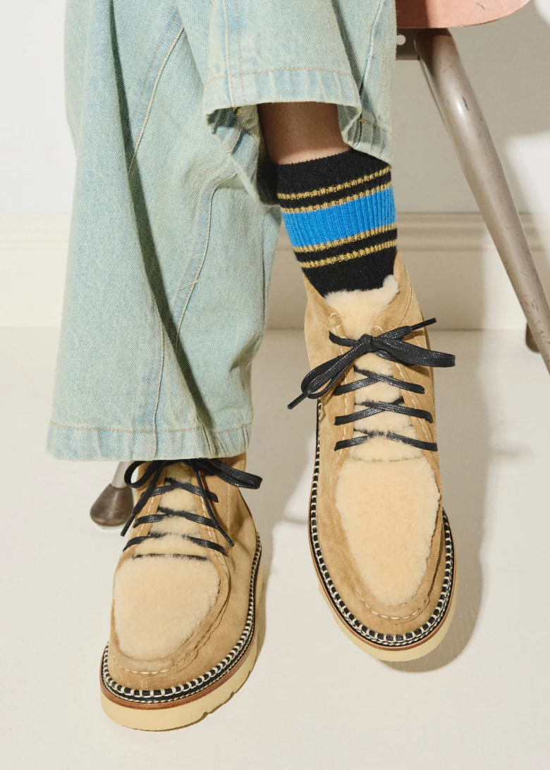 Winnie Moccasin Boot in Hazel Suede - Image 2