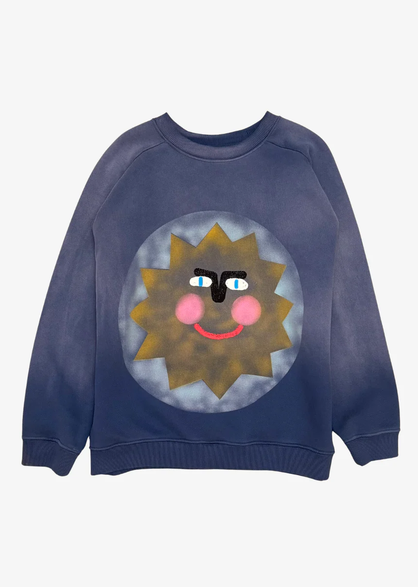 Winter Sun Sport Crew in Deep Blue