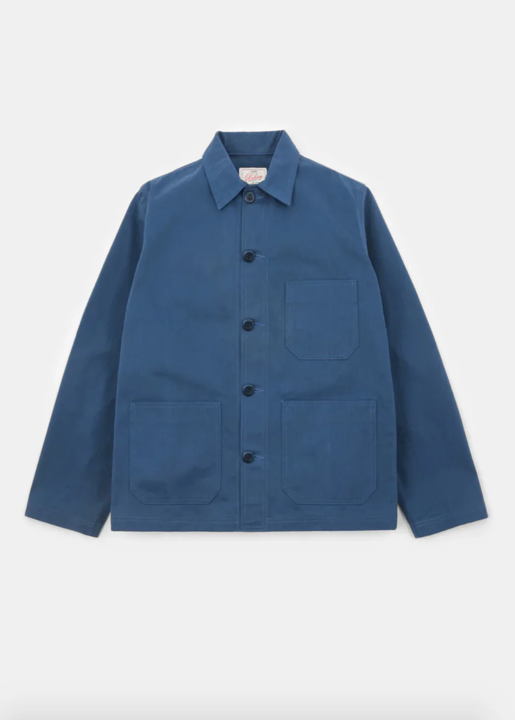 Woven Chore Coat in Mock Blue