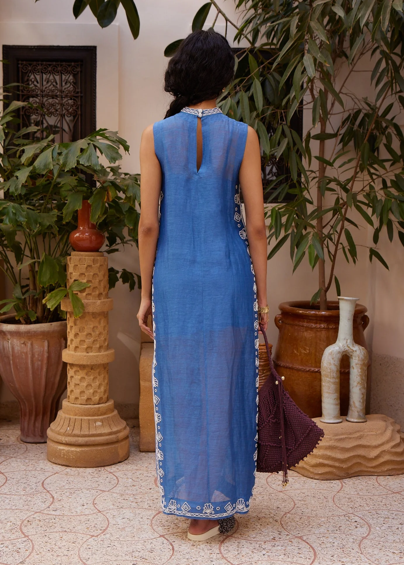 Yasmeen Embellished Midi Dress - Image 4