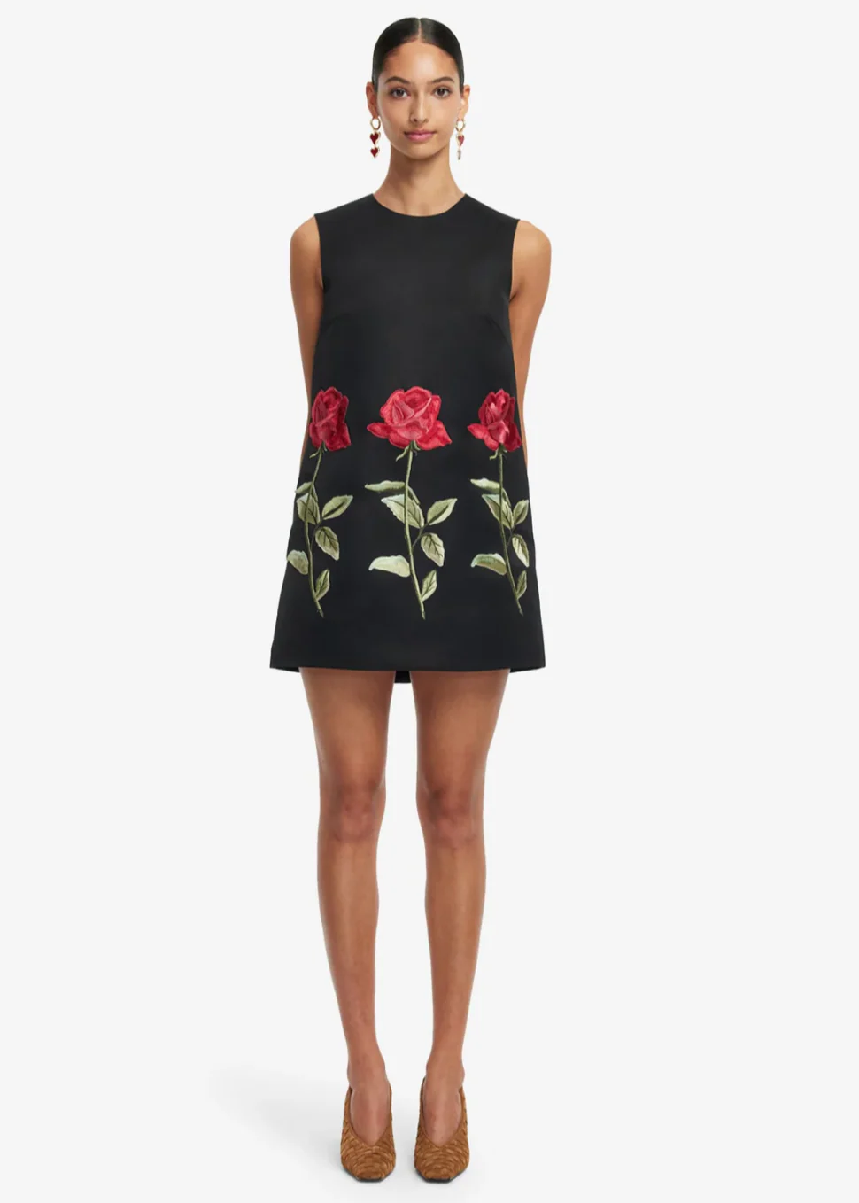 Yvonne Embroidered Mini Dress - Image 2